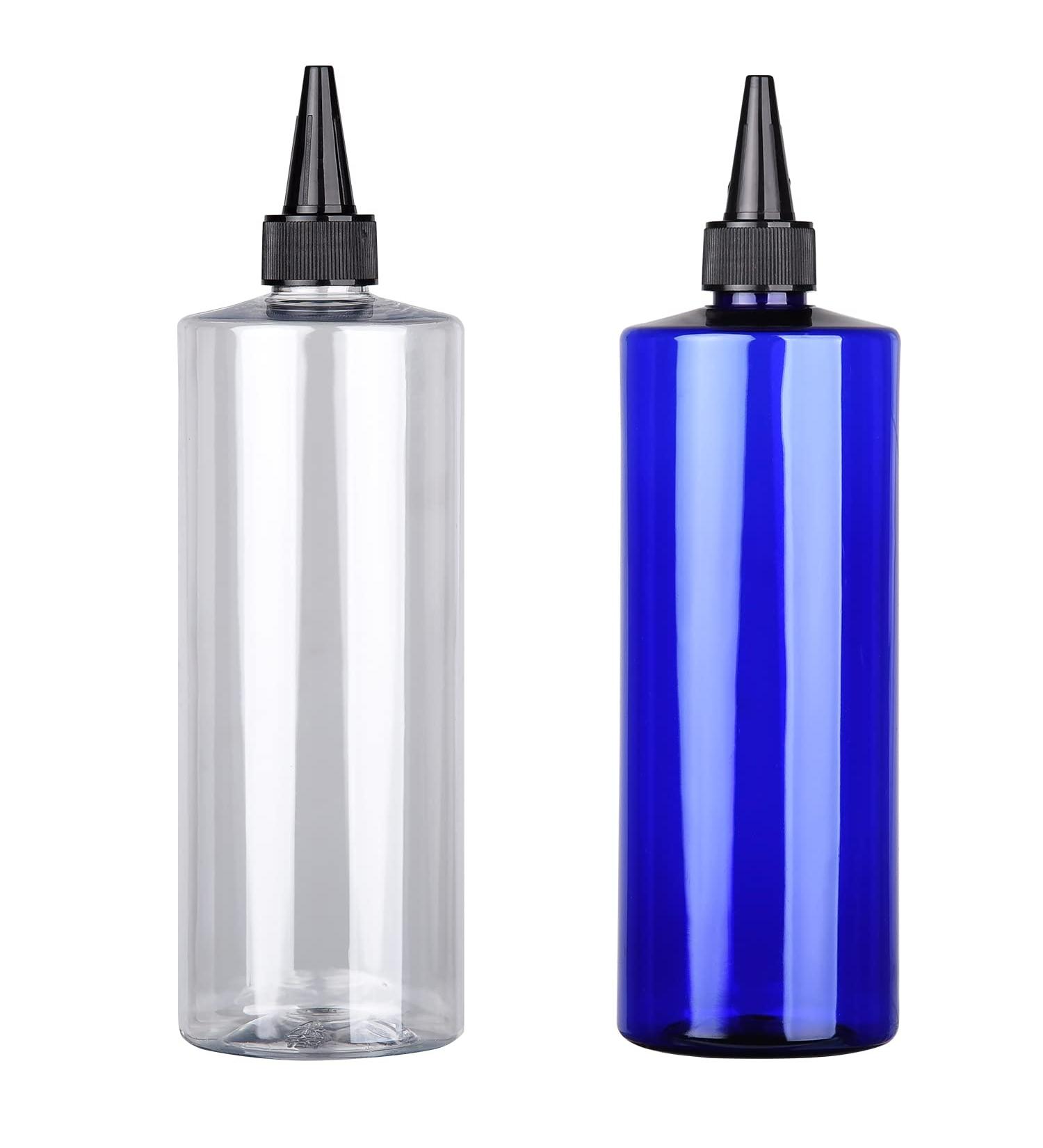 2 Pieces 500ml Hair Color Squeeze Bottles with Twist Top Cap - Refillable and Applicator for Salon or Home Use - Buy Online on GoSupps.com