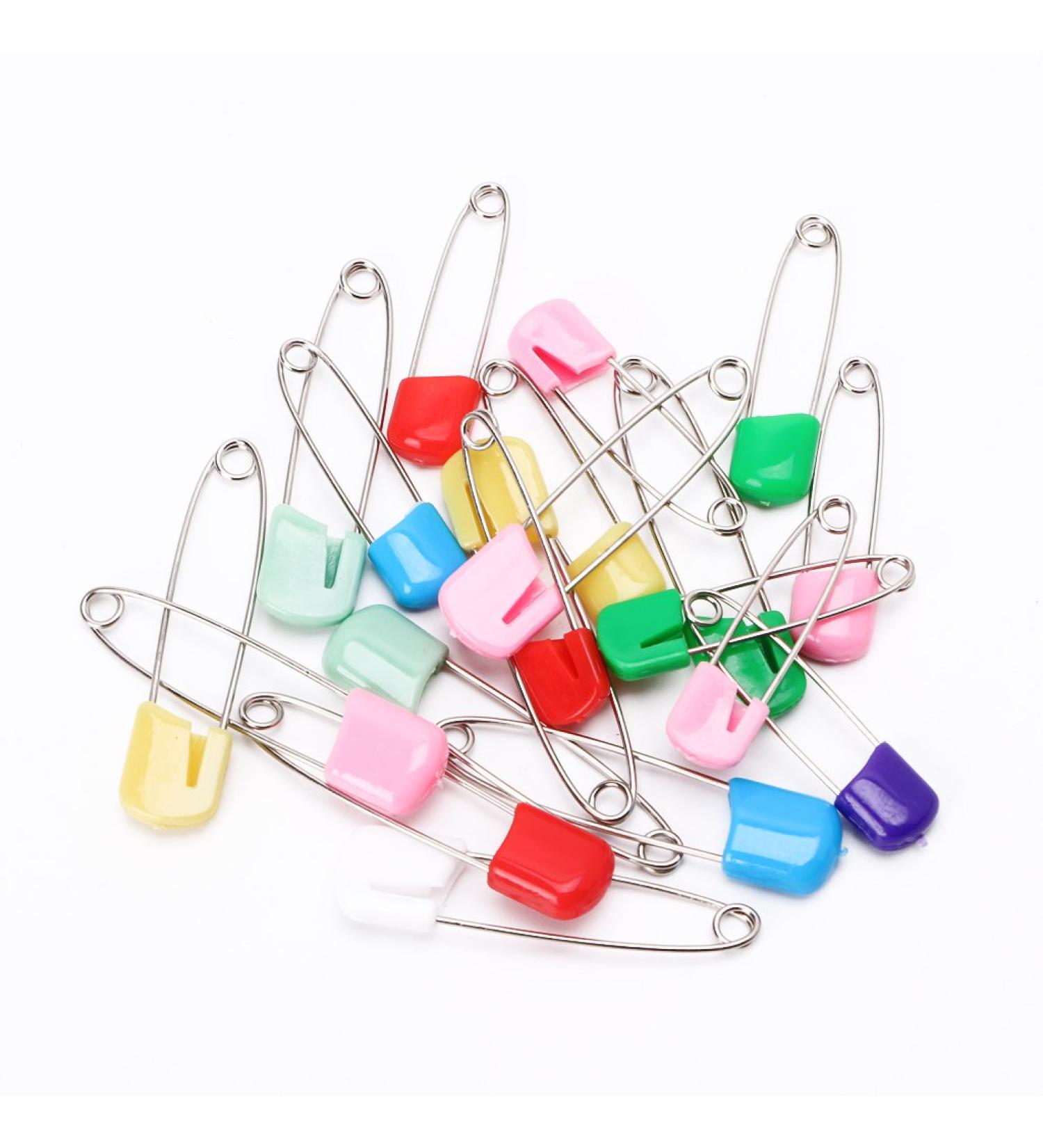 20pcs Baby Diaper Pins - Colorful Safety Lock Pins for Cloth Diapers | Safe & Durable for Kids - Buy Online on GoSupps.com