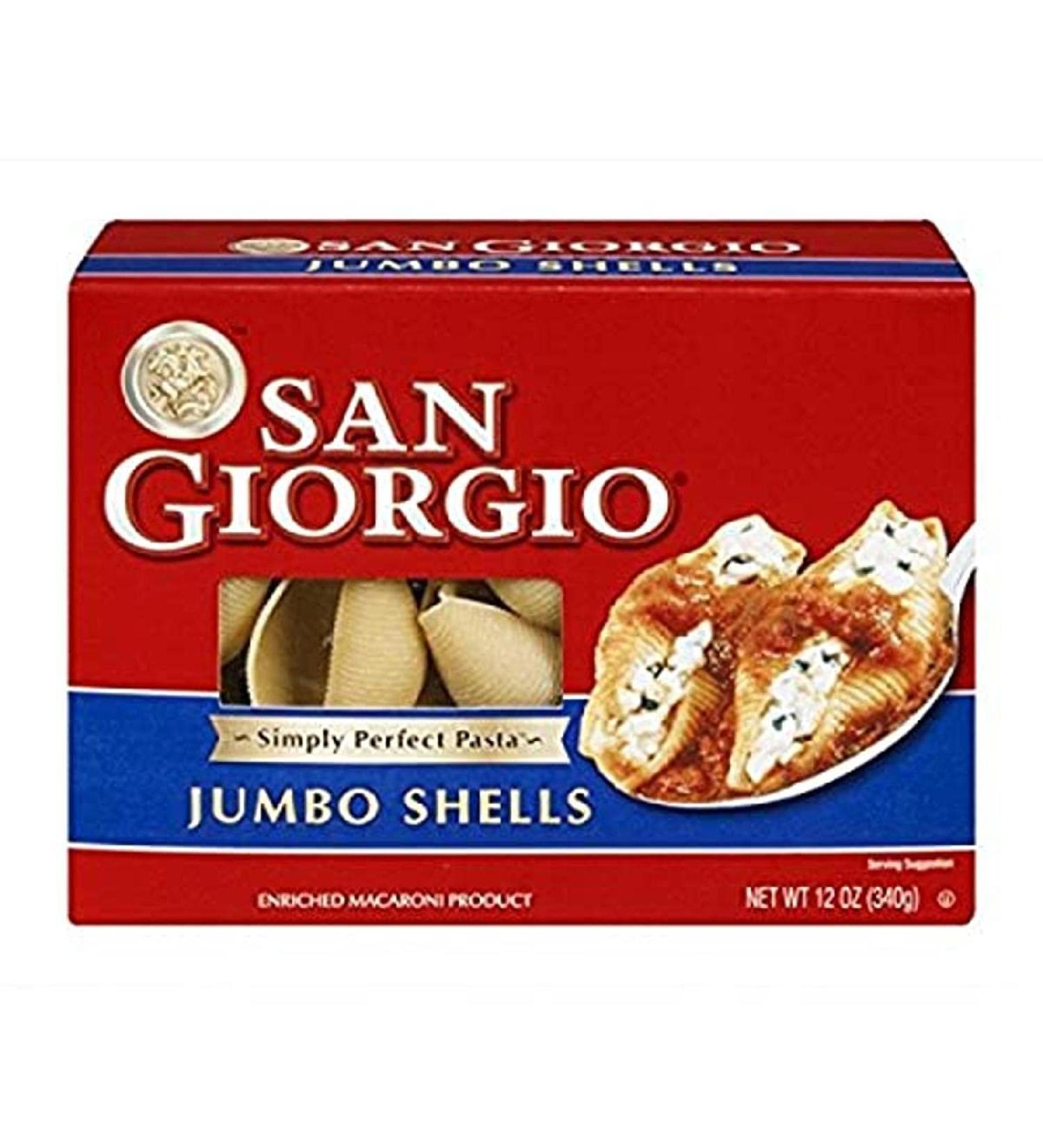 San Giorgio Jumbo Pasta Shells, 12 oz