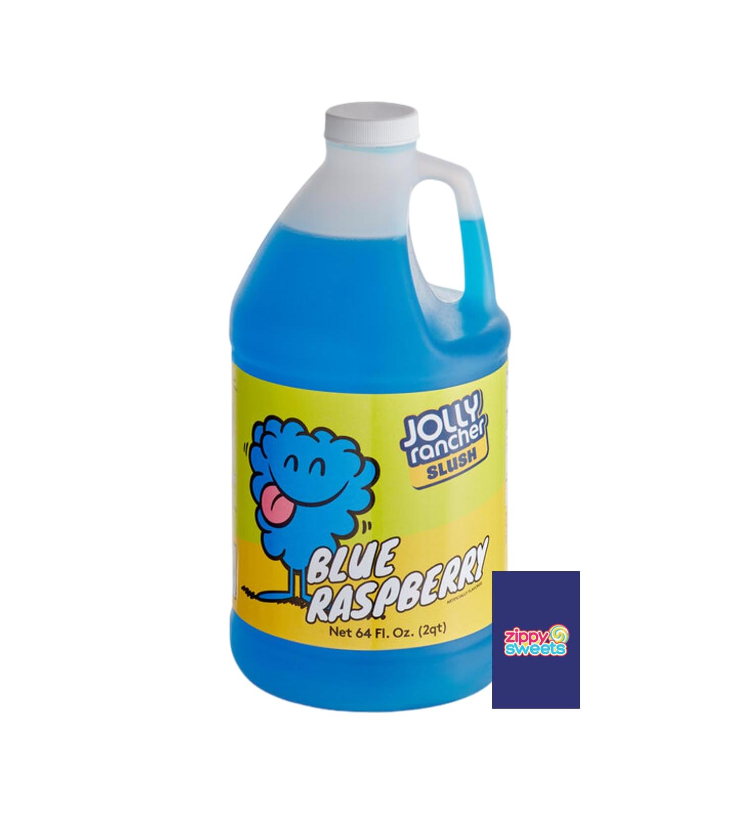ZippySweets - Blue Raspberry Slushie Syrup 1/2 Gallon 5:1 Concentrate with Bonus Mixing Guide for Any Slushie Machine - Tastes Like Your Favourite Candy Perfect for Refreshing Treats - Buy Online on GoSupps.com