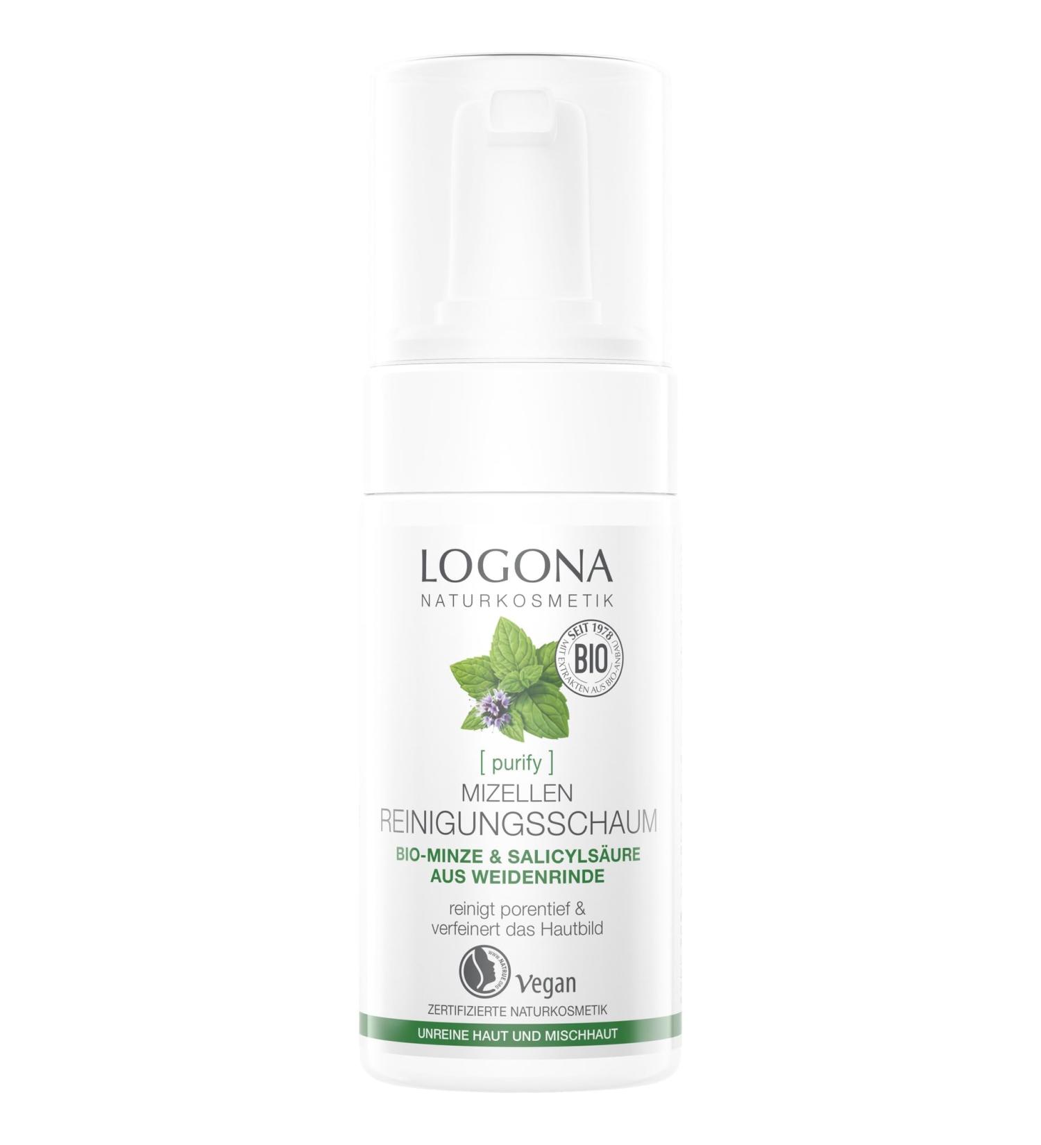 Logona Cleansing Foam Mint & Salicylic Acid 100ml
