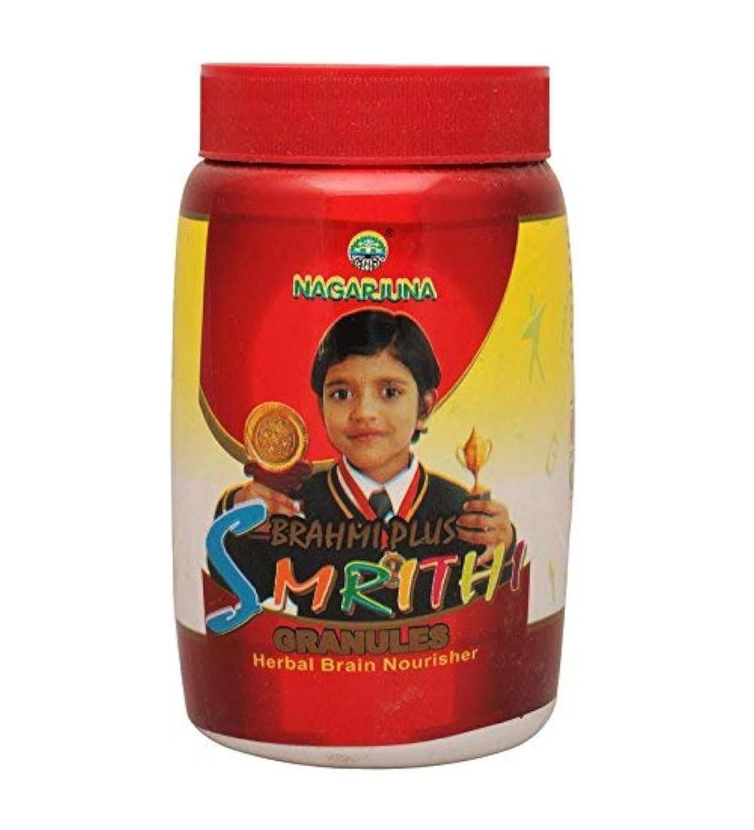 NAGARJUNA Brahmi Plus Smrithi Granules Brain Fertilize Red 400 g Medium - Buy Online on GoSupps.com