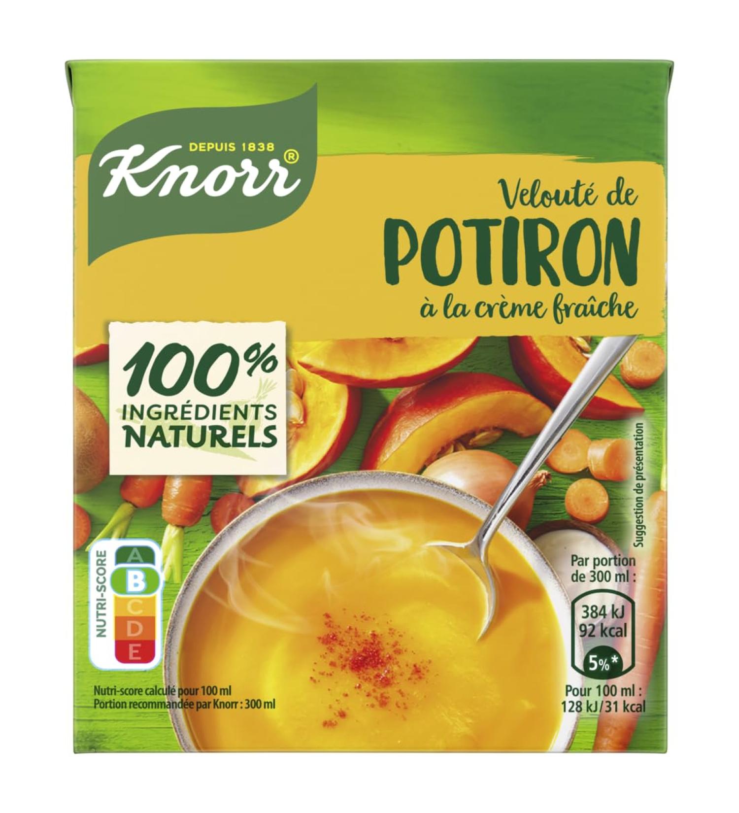 Knorr Pumpkin velout with cr me fra che - 30cl carton - Buy Online on GoSupps.com