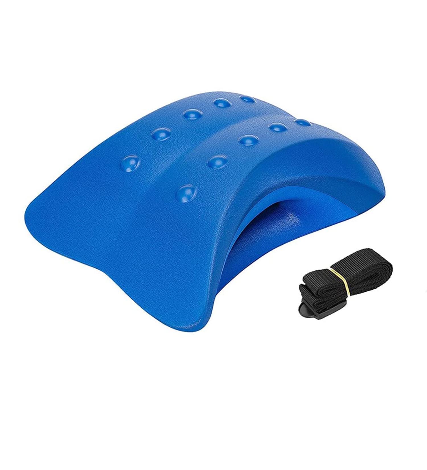 Tlily Foam Lumbar Support Device - Pain Relief for Lower Back Spine Bridge & Supportive Pillows - Blue - Buy Online on GoSupps.com