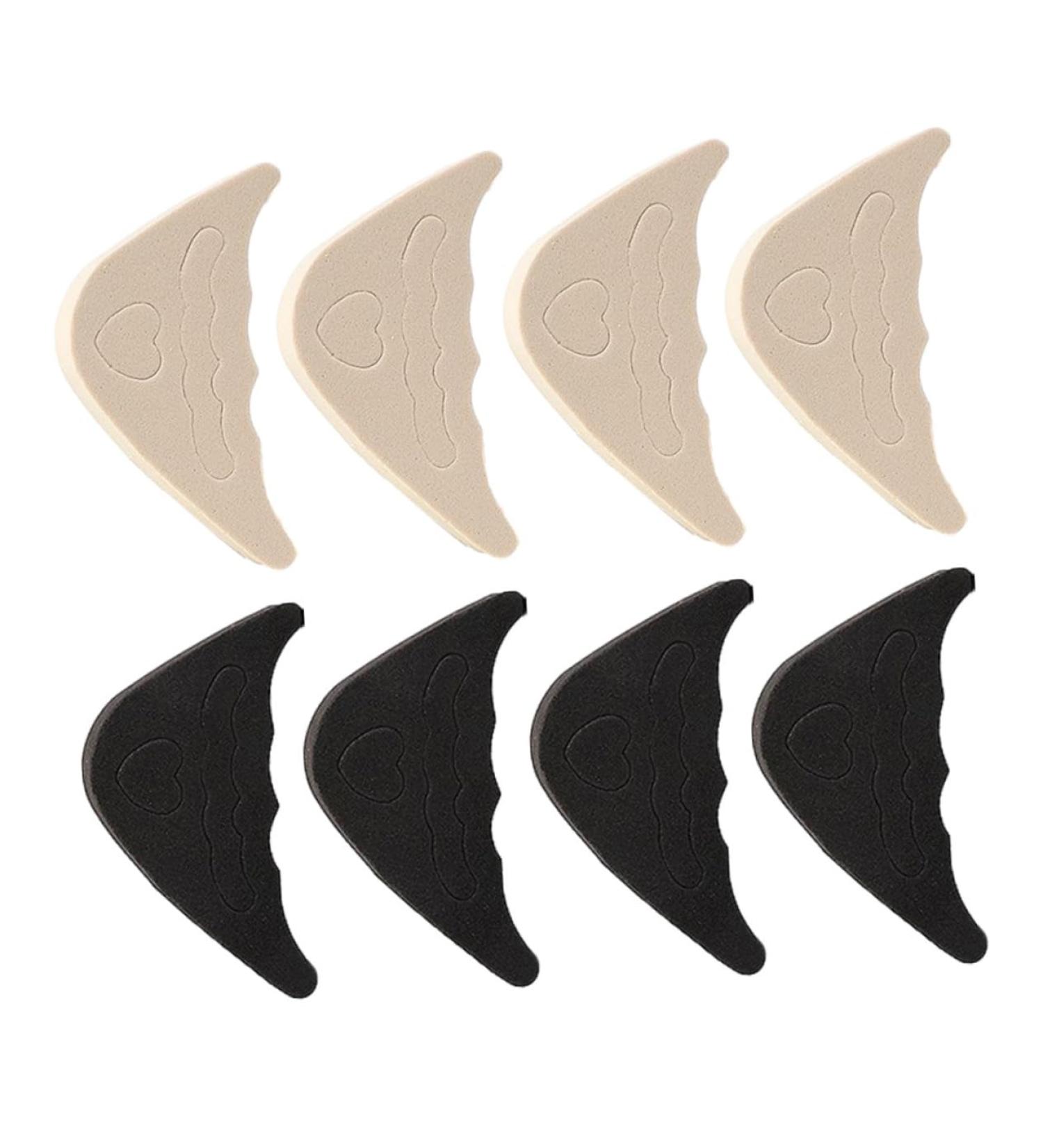 FRCOLOR Toe Plug Shoes - 4 Pairs Heel Pads & Cushions for Women | Comfortable Inserts for Oversized Shoes & Heels - Buy Online on GoSupps.com