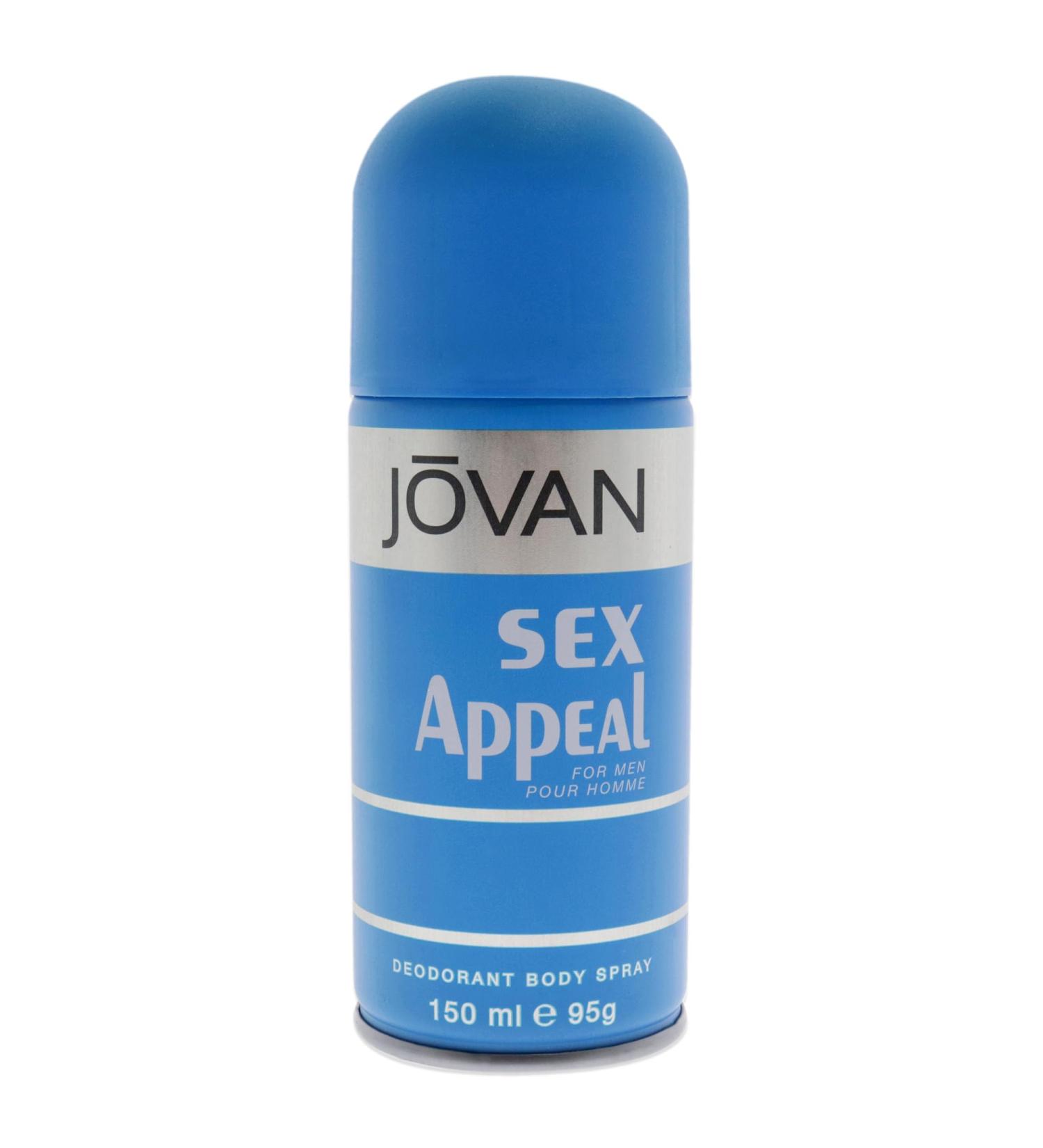 Jovan Deodorant Body Spray for Men - Sex Appeal 5 oz | Buy Internationally Online - Buy Online on GoSupps.com