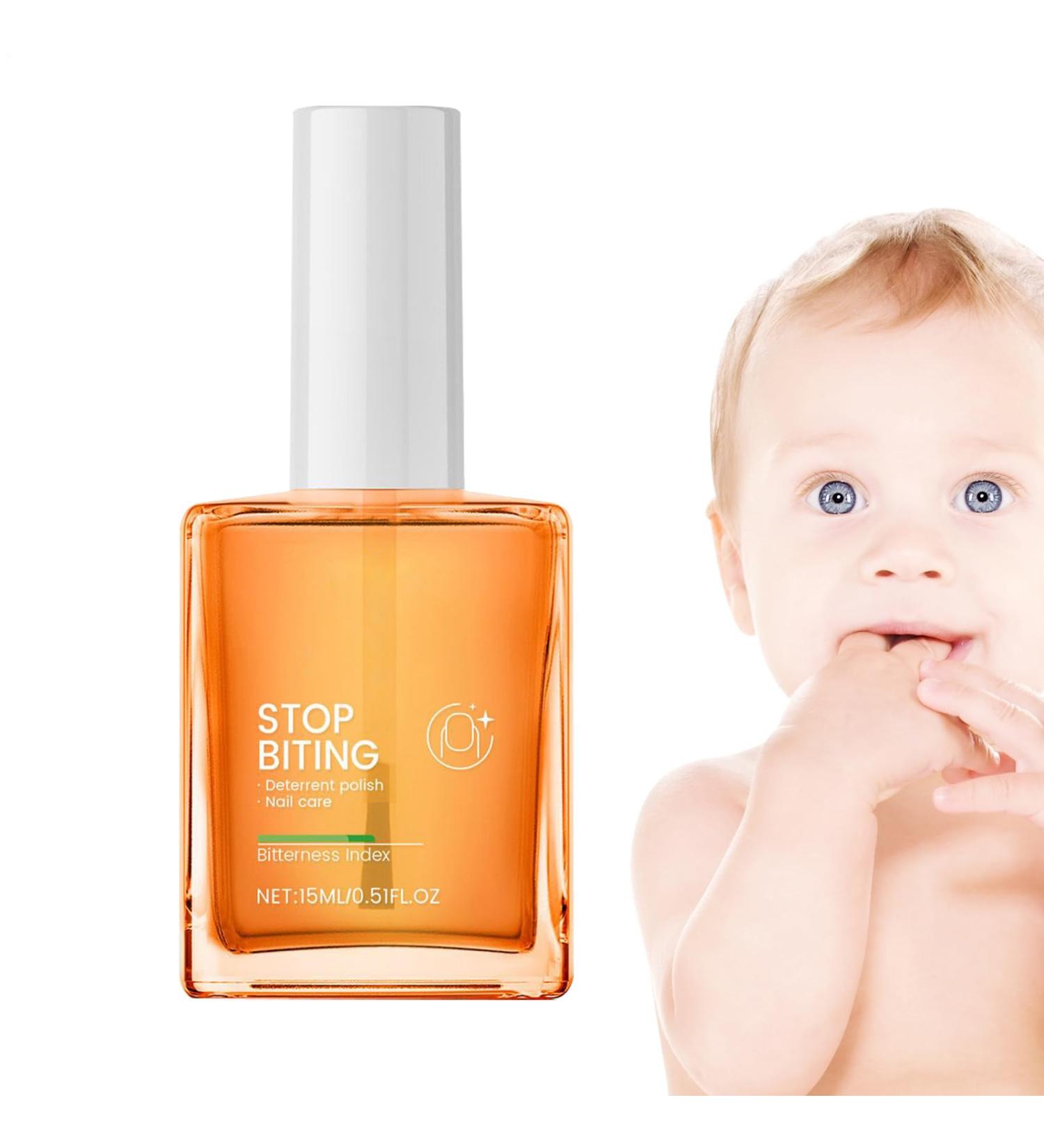 Ruwshuuk Anti-Onychophagy Solution | Bitter Bite Nail Polish | Long-Lasting Moisturizing and Fortifying Care for Baby Hands and Fingers Anti-Bite - Buy Online on GoSupps.com