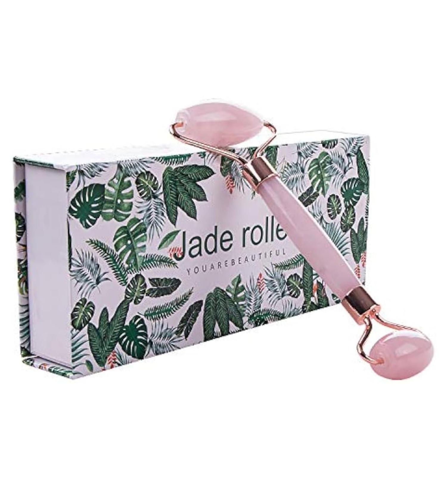 Buy 100% Natural Jade Roller & Facial Tools for Skin Care | Best Eye Roller for Puffy Eyes | Facial Self Care Kit for Women - International Shipping - Buy Online on GoSupps.com