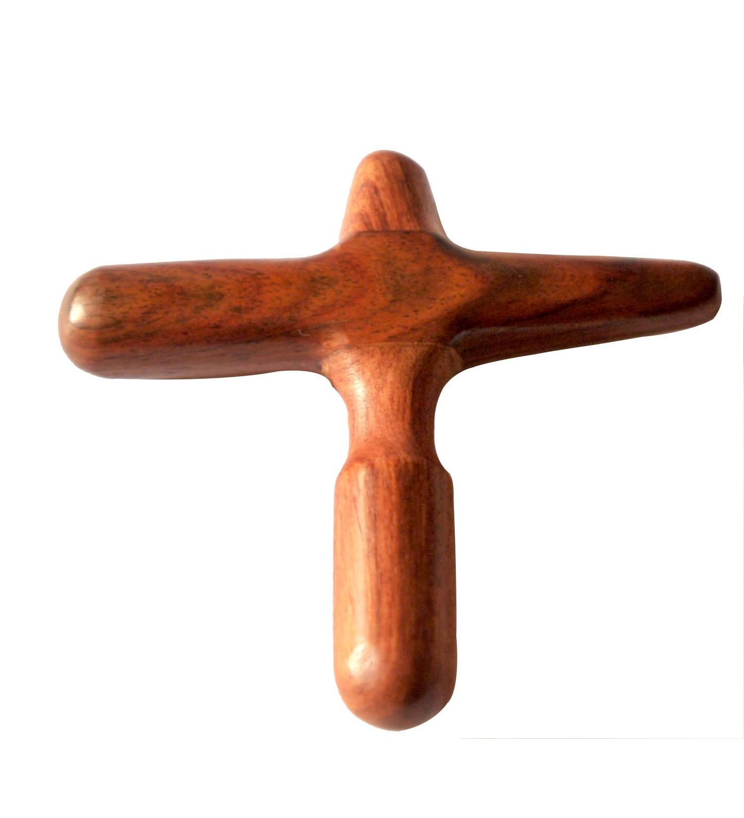 Asian massage cross made of wood