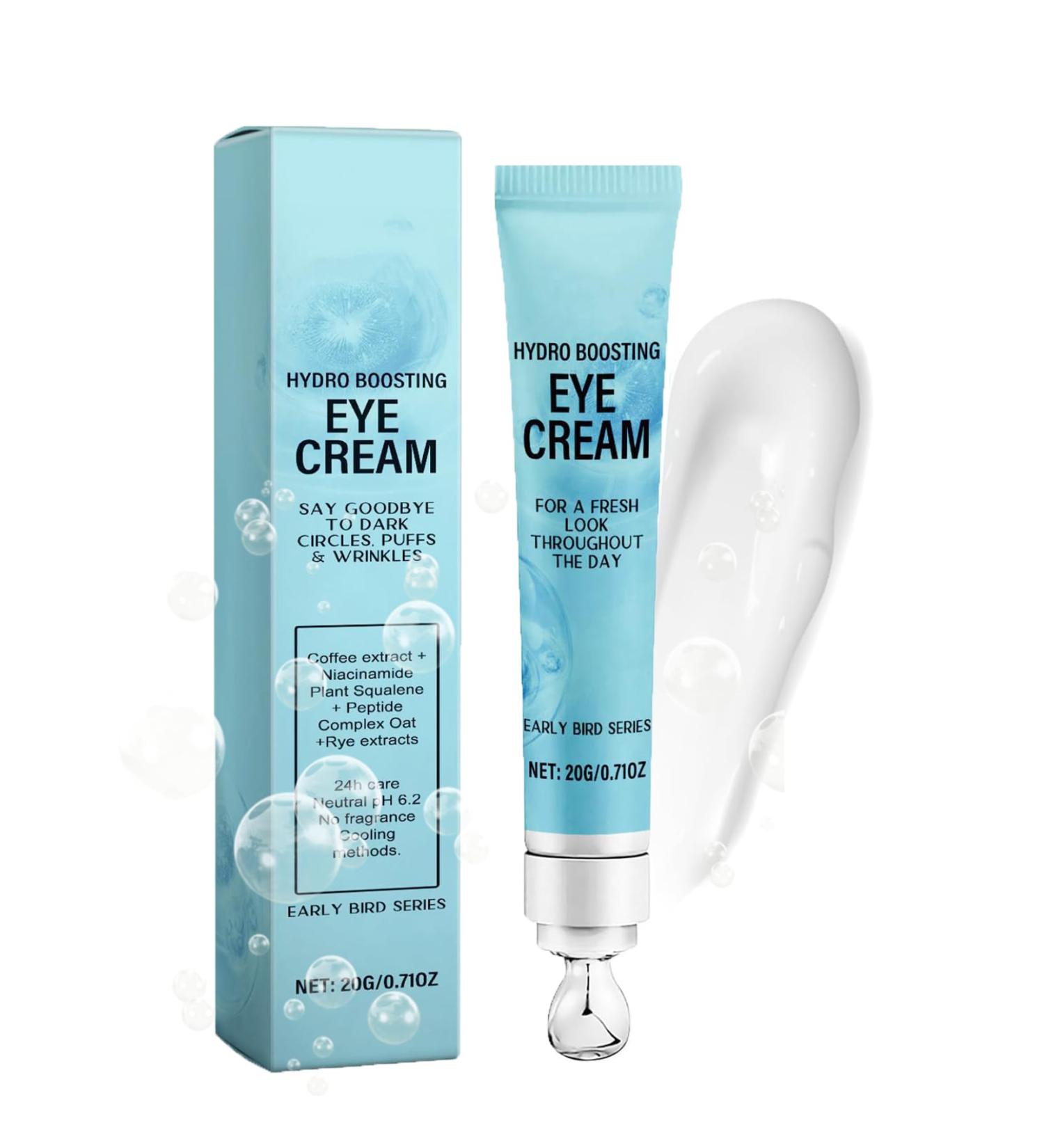 Under Eye Cream for Dark Circles and Puffiness - Caffeine Eye Cream Anti Aging Brightener With Niacinamide Peptide Complex Korean Skin Care Formula - Massage Zinc Roller - Puffy Eyes (1) - Buy Online on GoSupps.com
