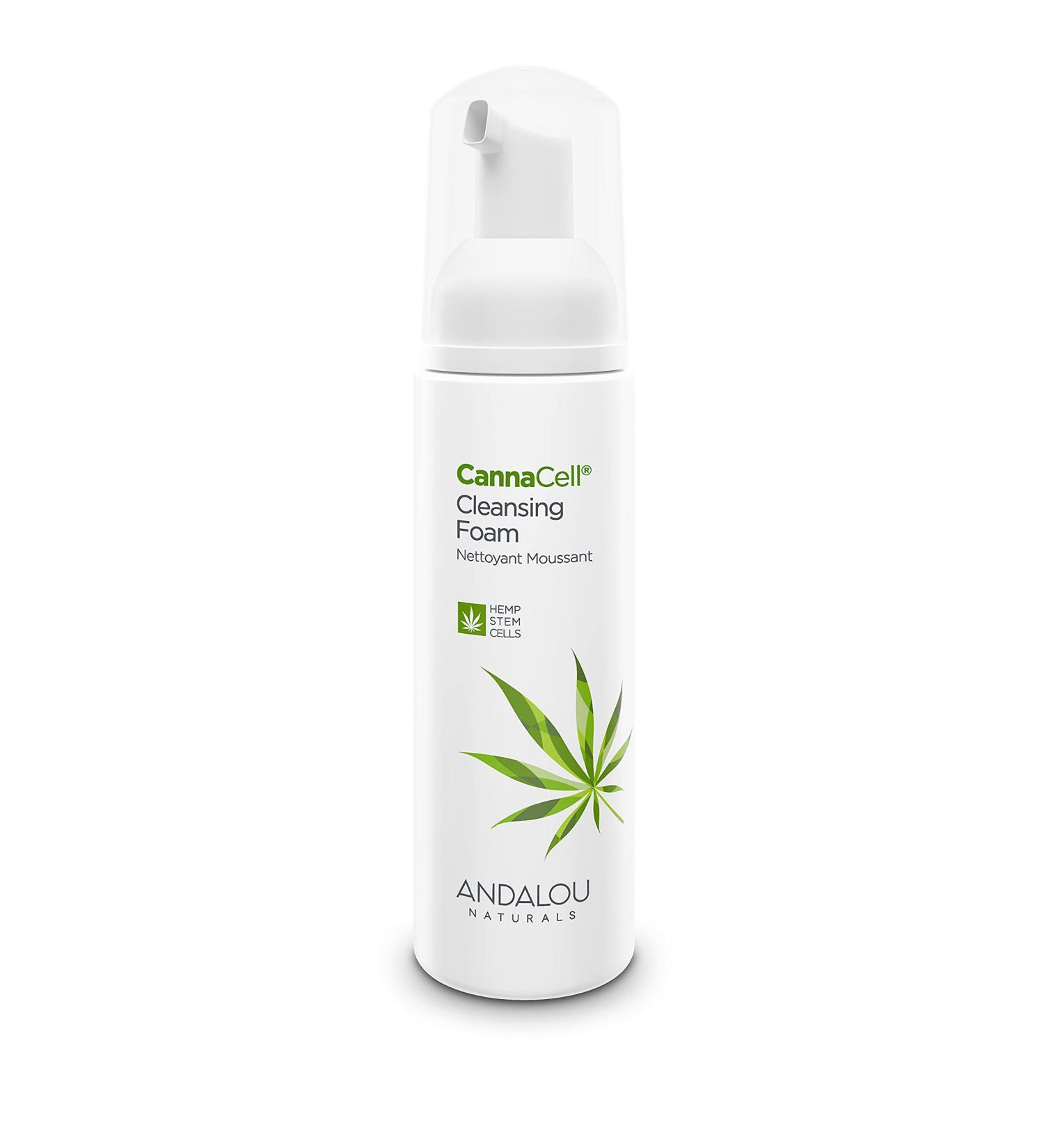 Andalou Naturals CannaCell Cleansing Foam  botanical  5.5 Fl Oz CannaCell Foam - Buy Online on GoSupps.com