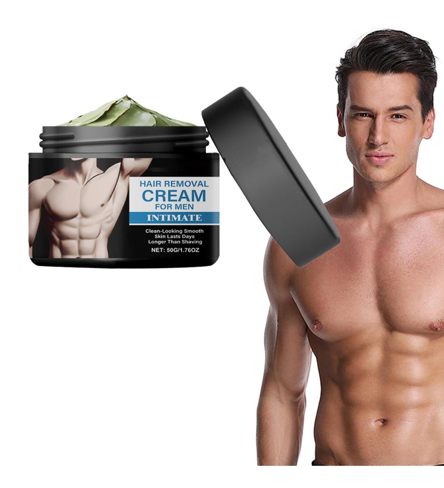 Hair Removal Cream 50g Gentle Non-Irritating Lotion for Men Body Hair Removal Cream For Body Legs Arms Underarms Back and Other Areas - Buy Online on GoSupps.com