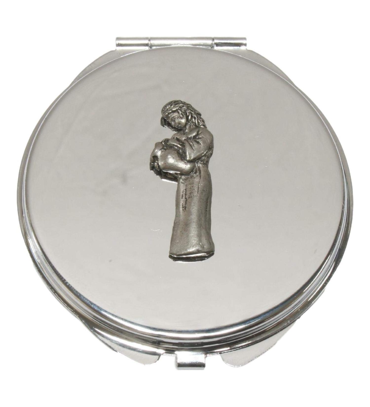 Aquarius The Water Carrier Compact Mirror Handbag Gift With Free Engraving 8 - Buy Online on GoSupps.com