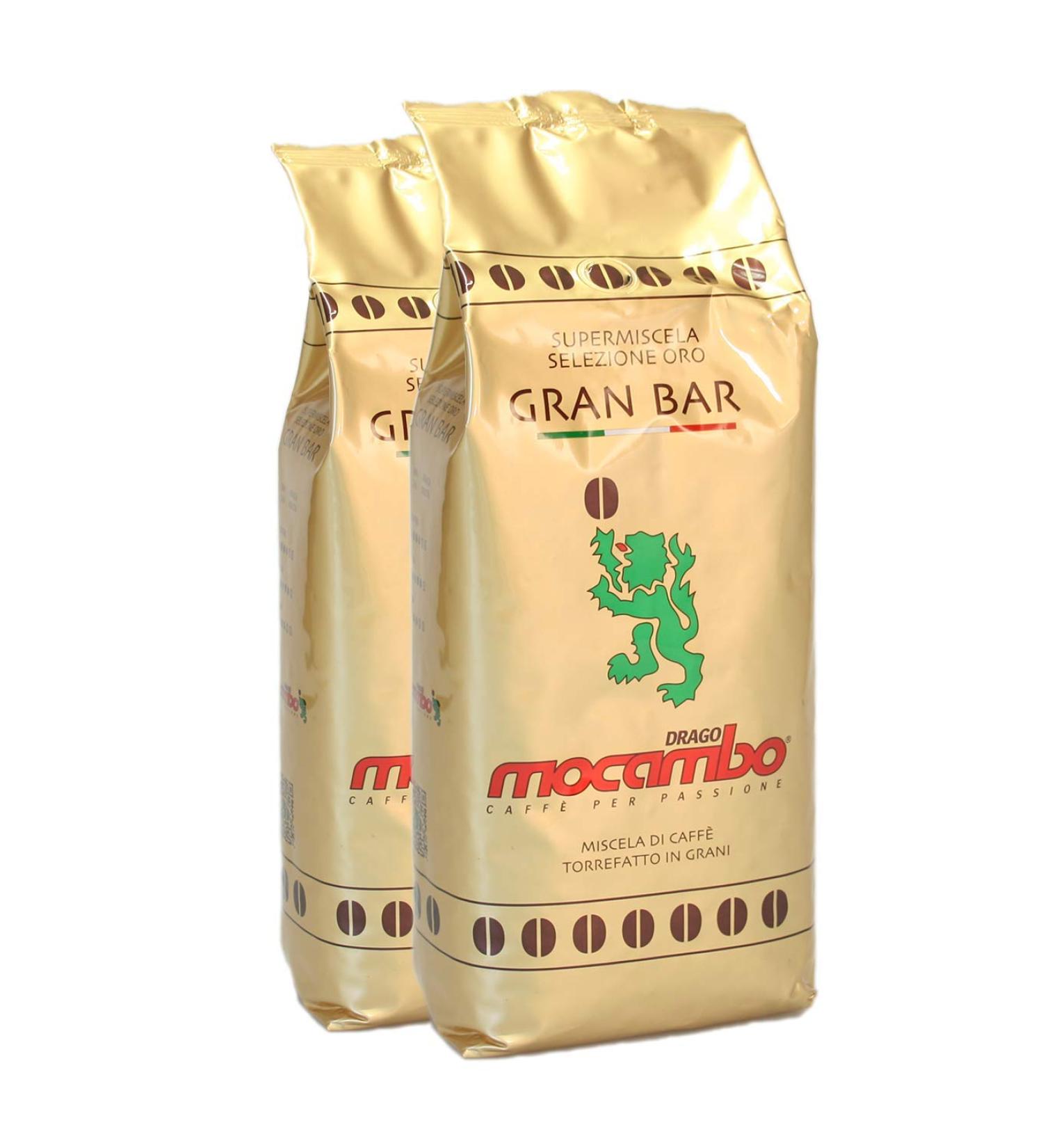 Drago mocambo GmbH 2 x Mocambo Gran Bar 2 x 1 kg of haricots