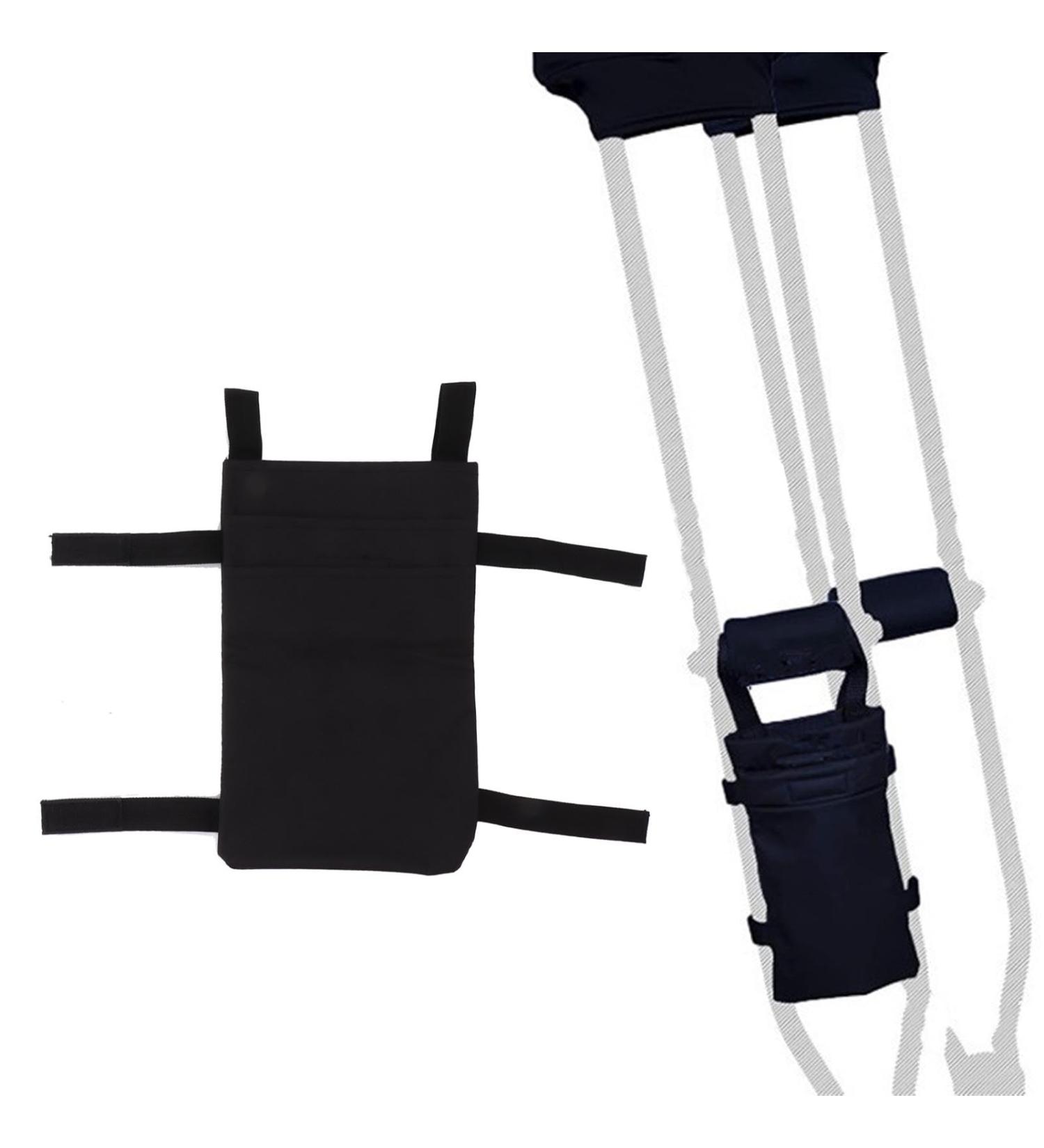 Crutch Bag Portable Travel Organizer Lightweight Large Capacity Crutch Accessories Storage Pouch Organizer Bag Universal Waterproof Black Crutch Bag - Buy Online on GoSupps.com
