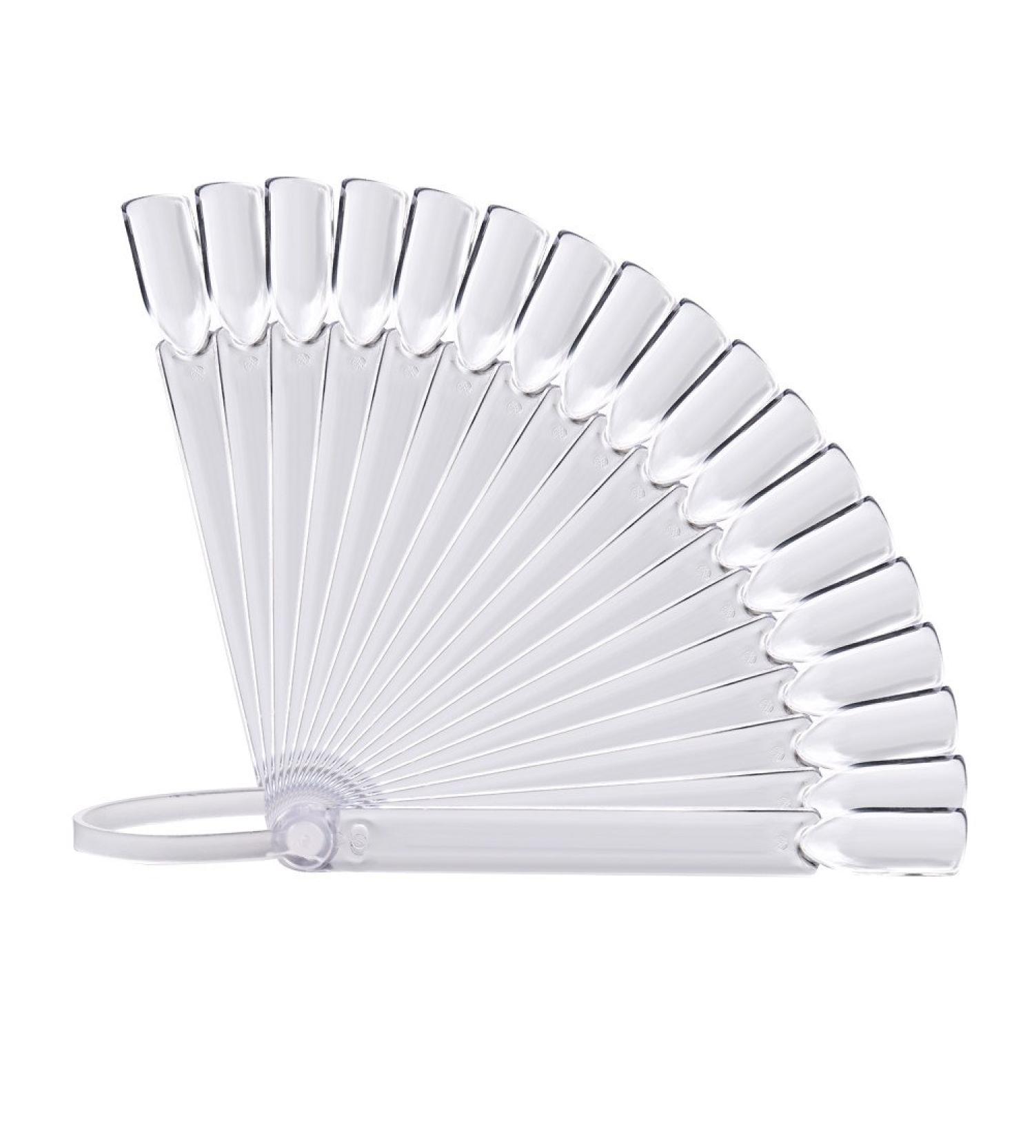 MMLC Nail Art Tips Presentation Sticks Fan Display - Clear - Perfect for Nail Art Enthusiasts | International Shipping Available - Buy Online on GoSupps.com