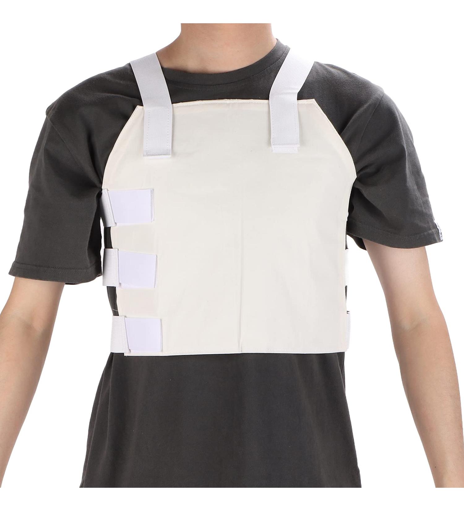 Breathable Rib Brace for Cracked Ribs and Muscle Strain - 33.5x30cm Chest Support for Women - Buy Online on GoSupps.com