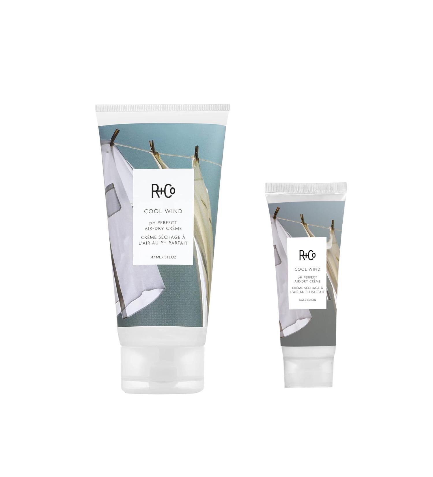 Buy R+Co Cool Wind pH Perfect Air Dry Cr me (5 Oz) + Travel Size | Hydrates Tames & Softens | Vegan & Cruelty-Free | International Shipping Available - Buy Online on GoSupps.com