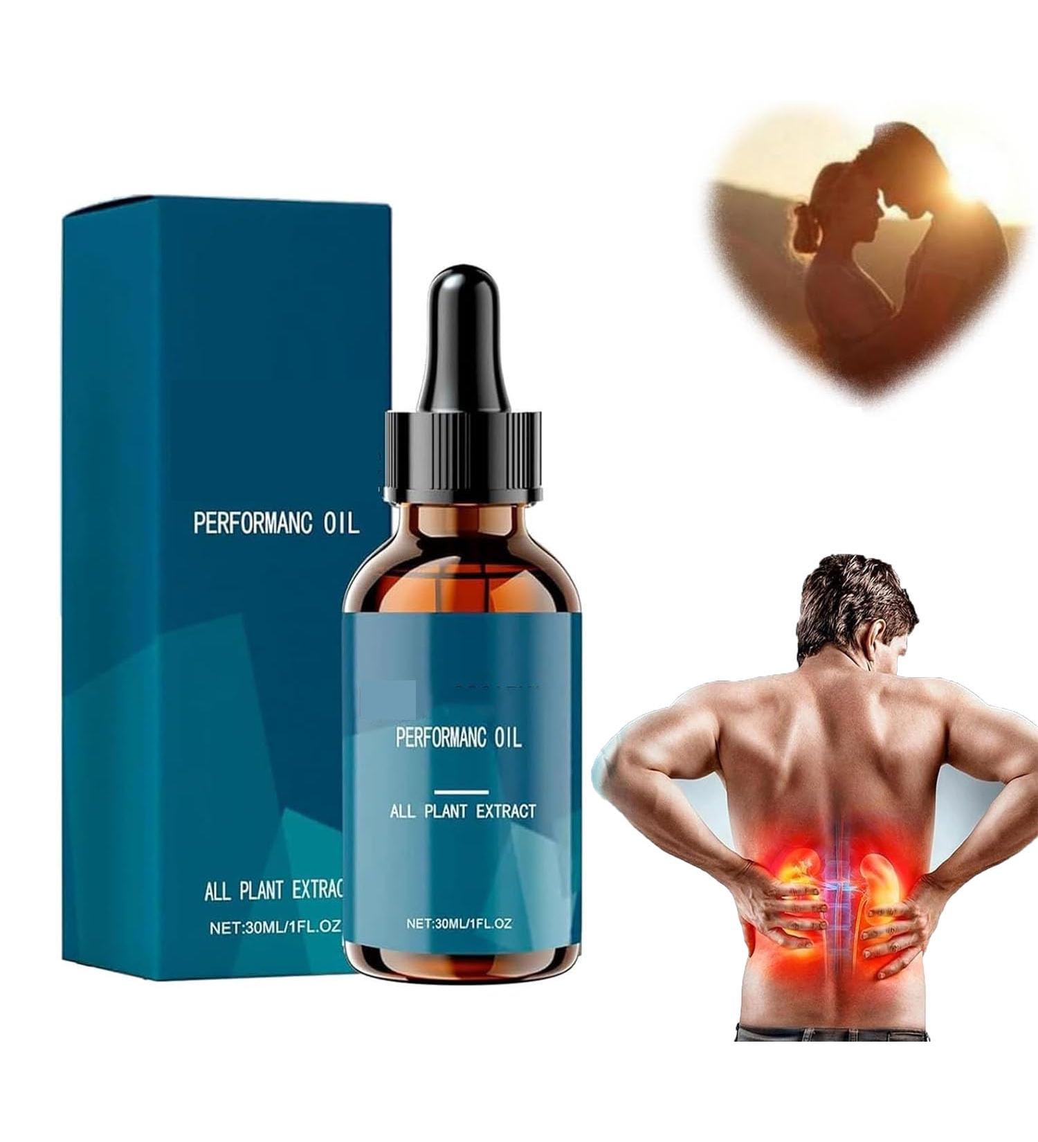 Bio-Science Performance Oil for Men | Male Growth Nutrition Drops & Complex Massage Oils - 1 Pcs - Buy Online on GoSupps.com