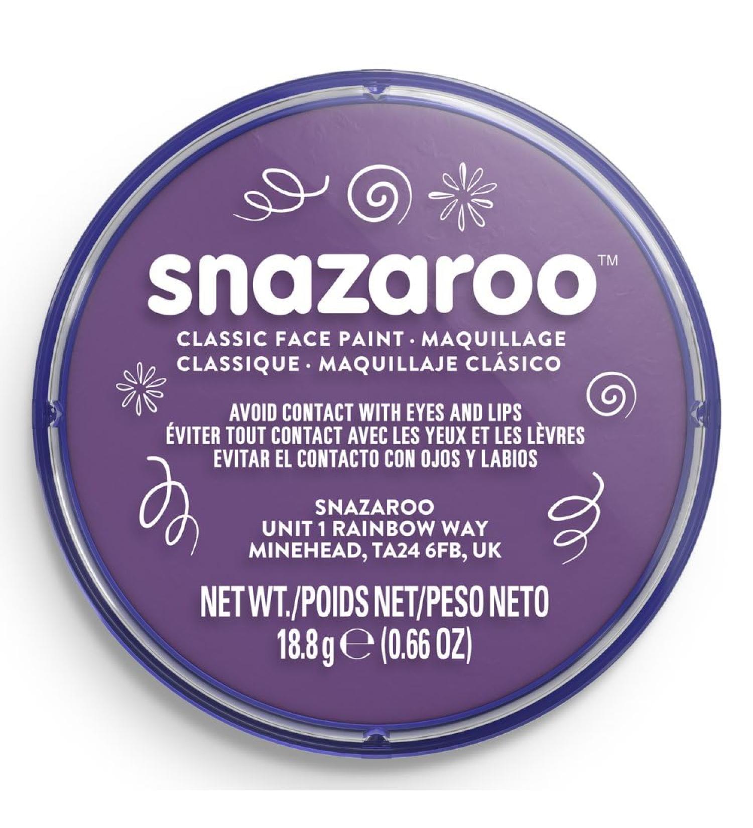 SNAZAROO Classic Face Paint 18ml - Professional Water Based Body Paint for Adults & Kids Halloween - Classic Purple - Buy Online on GoSupps.com