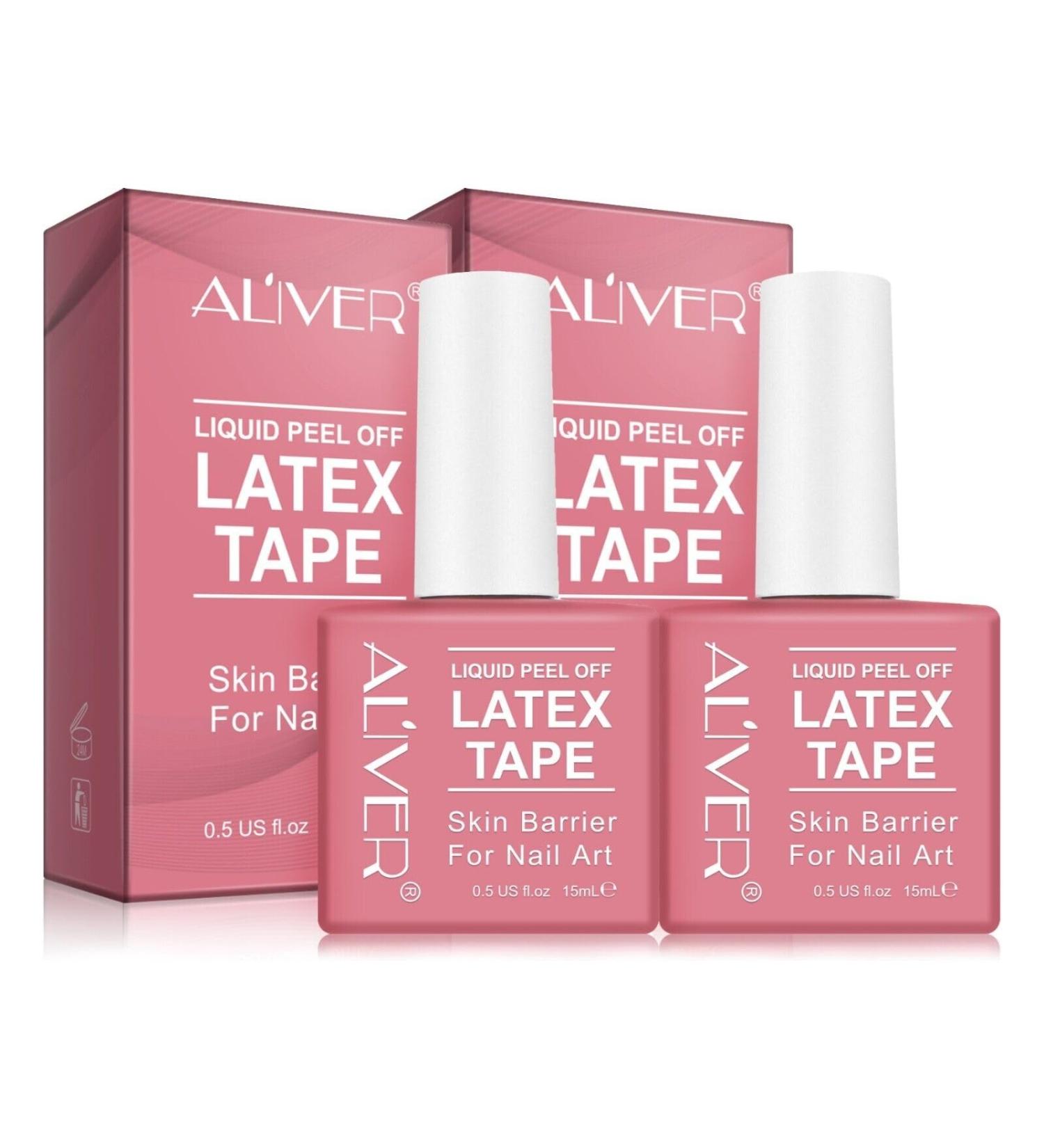 P-Beauty 2x Nail Shake 15ml - Quick-Drying Latex Peel Off Liquid Tape | Nail Polish Protector & Skin Guard for Perfect Manicures | International Shipping Available - Buy Online on GoSupps.com