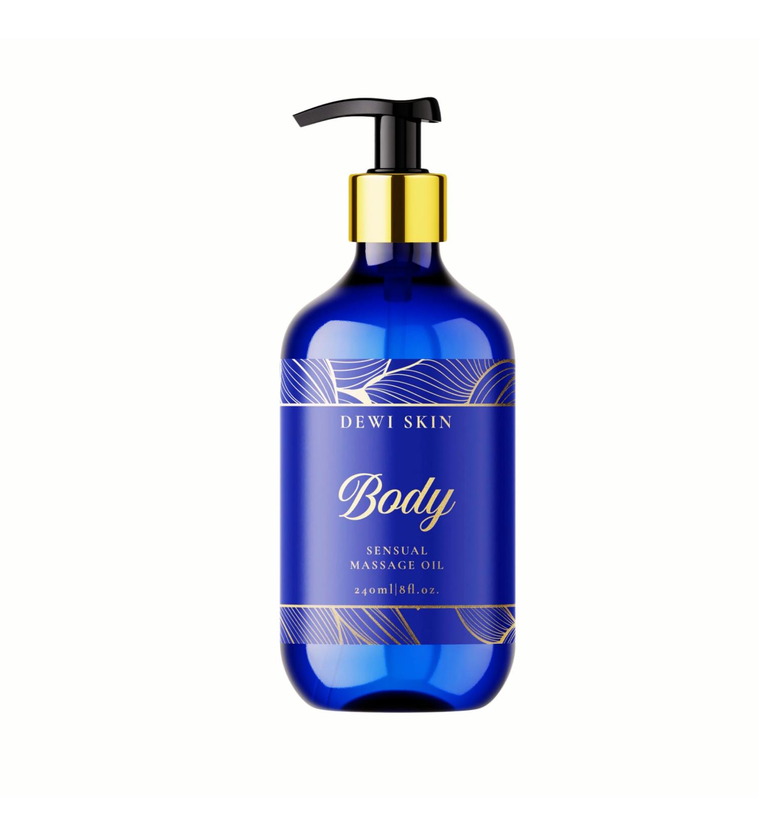 Massage Oil for Romantic Nights - Premium Sensual Elixir with Sweet Almond & Organic Lavender | Aromatherapy for Relaxation & Deep Sleep 8 Fl Oz - Buy Online on GoSupps.com