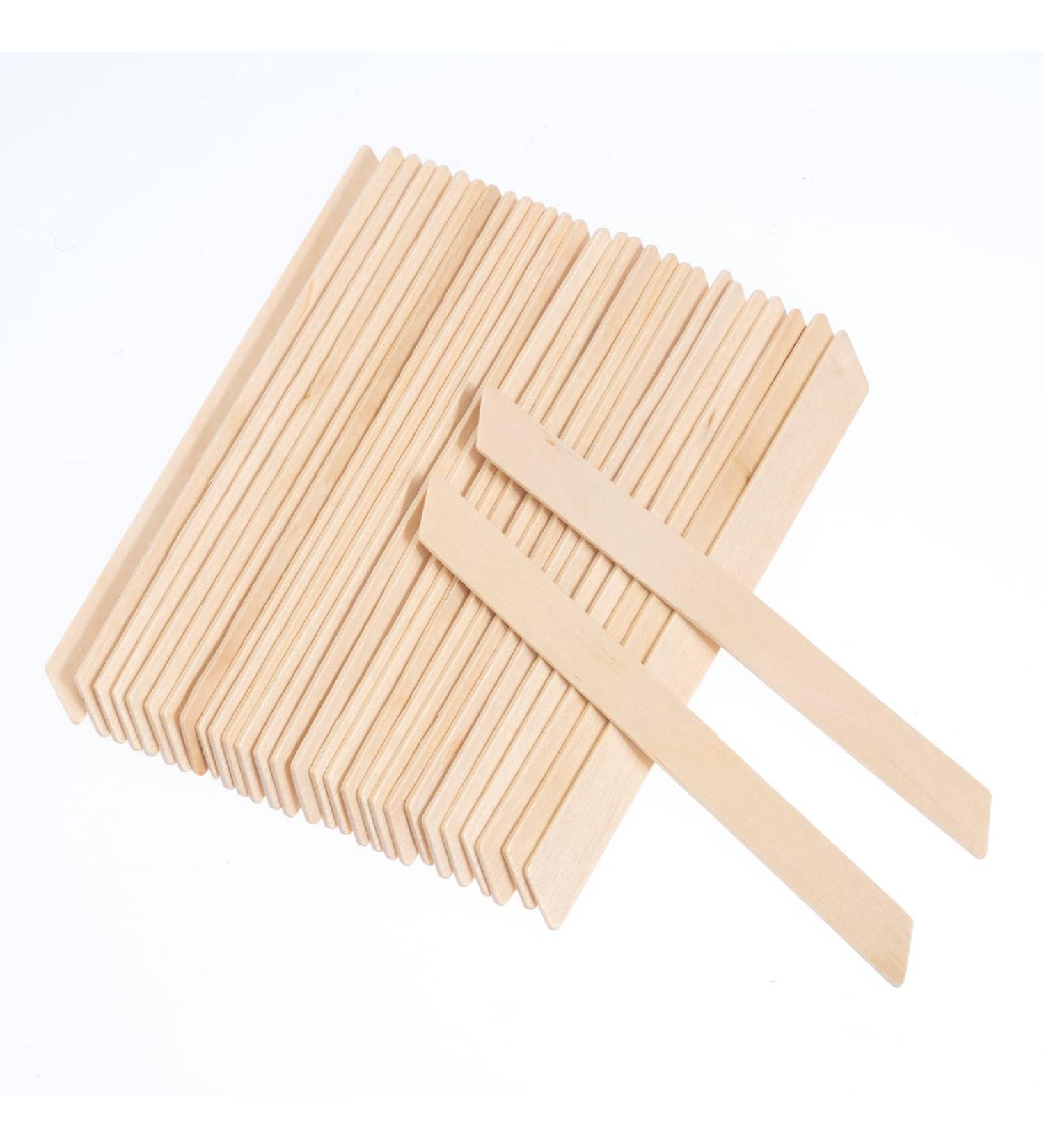 Prousky 100 Wax Chopsticks & Strips - Wooden Hair Removal Spatulas for Eyebrows Face & Legs (105mm) | International Shipping - Buy Online on GoSupps.com