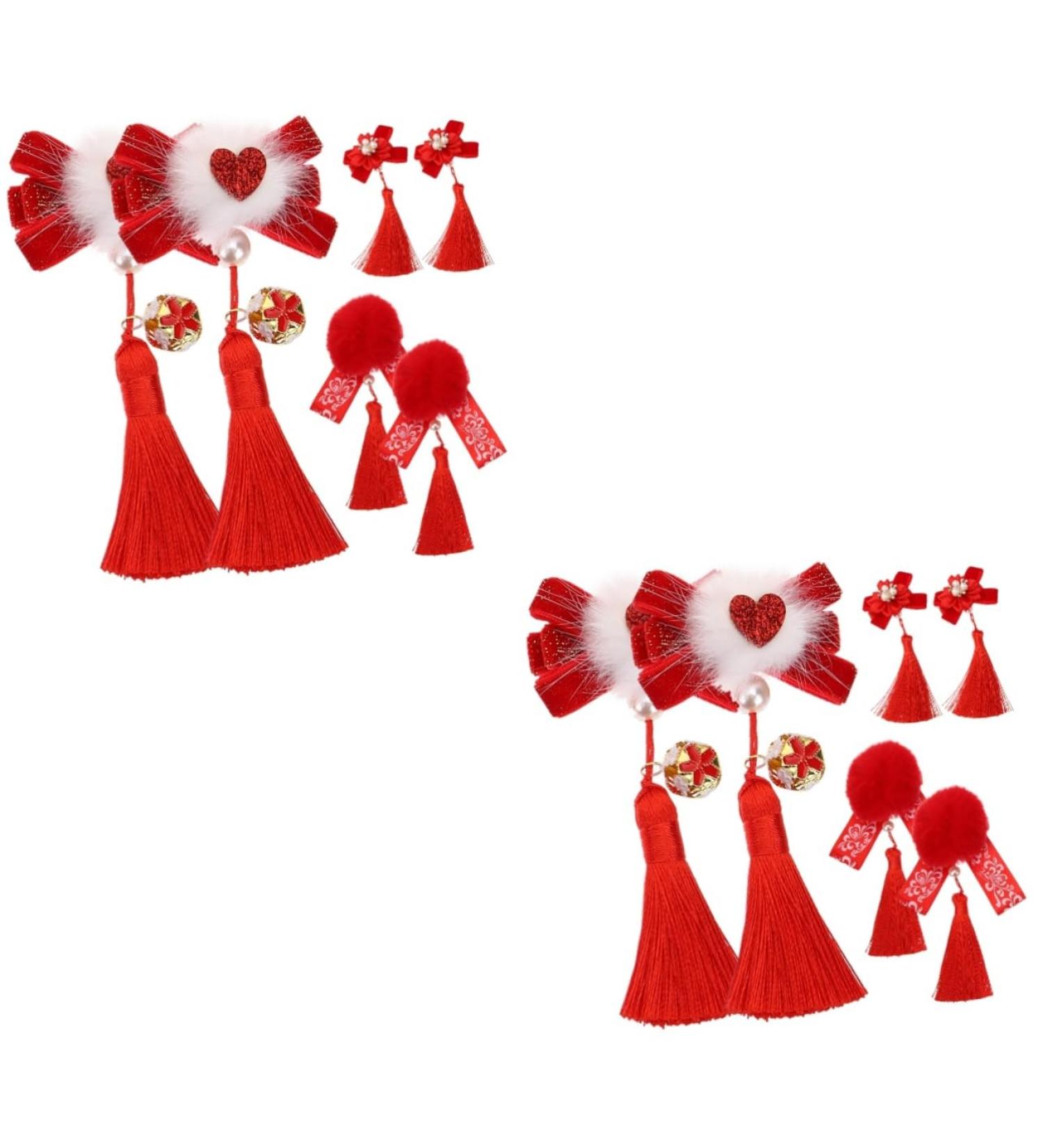 FRCOLOR 6 Pairs Hanfu Fur Ball Hair Clip Hair Accessory for Women Girls Hair Accessories Hair Gems for Women Hanfu Hair Clip Women Qipao Hair Barrette Headgear Hairball Miss Festive - Buy Online on GoSupps.com