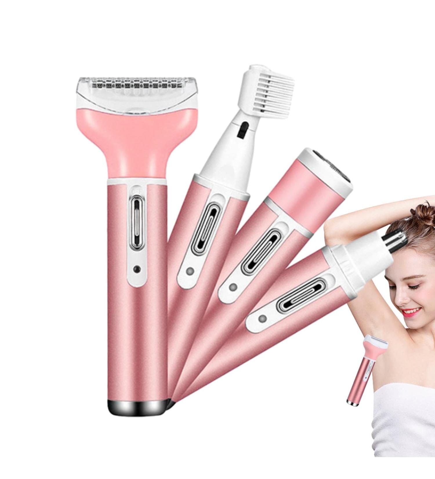 Ulapithi 4-in-1 Hair Removal for Women | Electric Bikini Trimmer for Face Armpits Arms & Nose - Buy Online on GoSupps.com