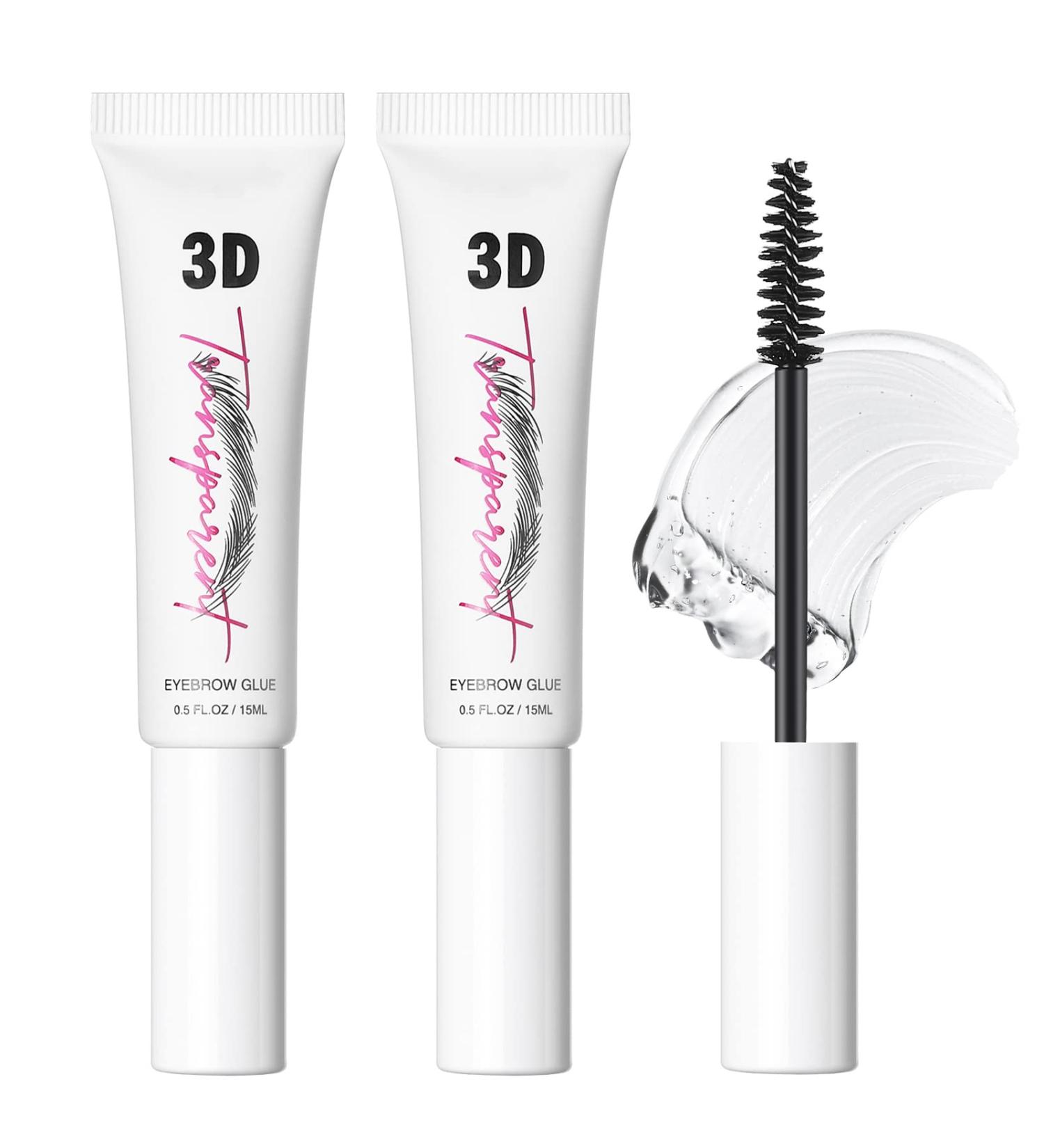 4D Brows Gel Kit - Long Lasting Clear Eyebrow Setting Gel - Waterproof Makeup Pomade - 2 Pack (0.5 Fl Oz) - Buy Online on GoSupps.com