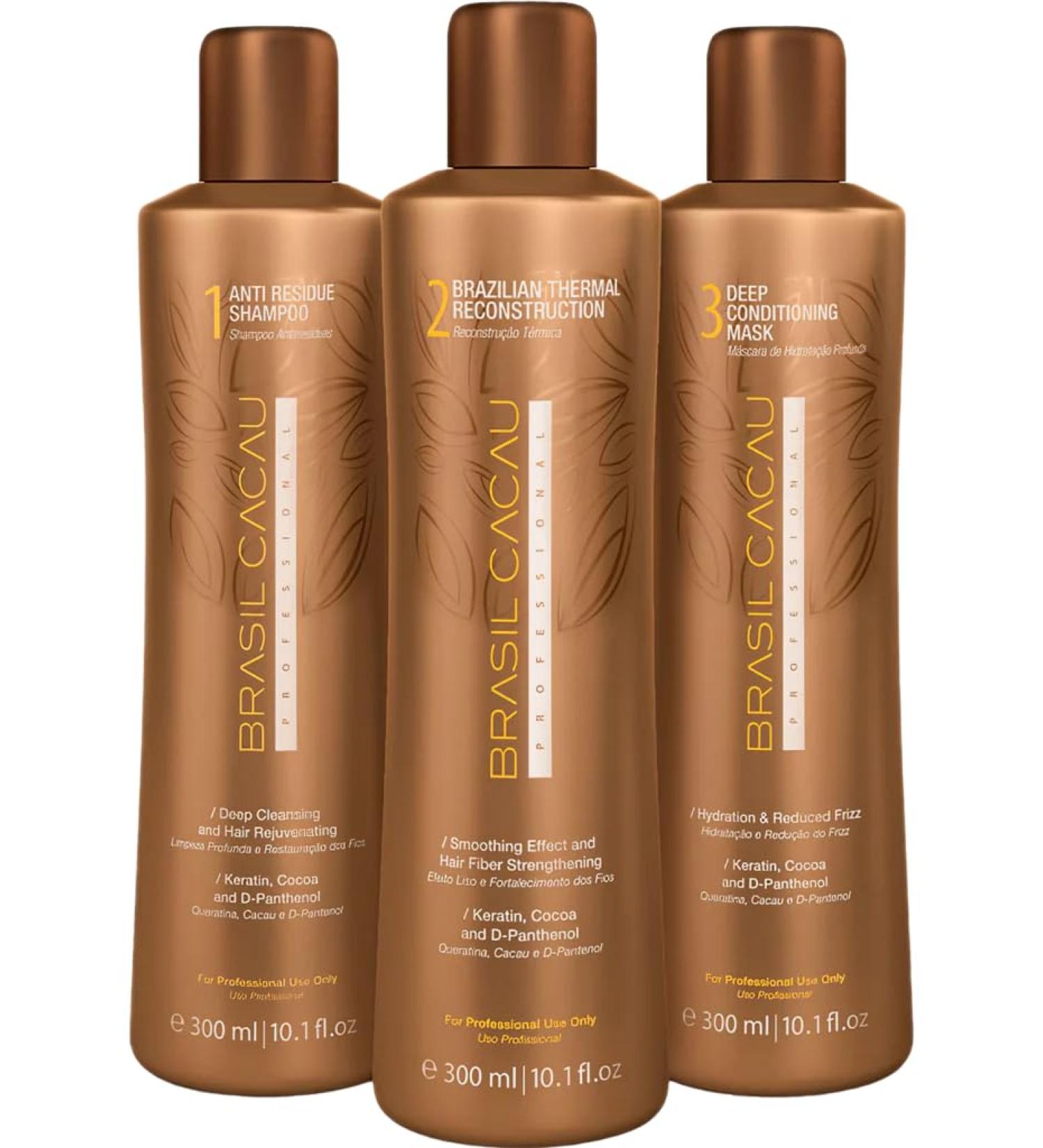 3 Step Keratin Thermal Treatment 10.1 fl oz - Professional Hair Care for Smooth Frizz-Free Hair | International Shipping Available - Buy Online on GoSupps.com