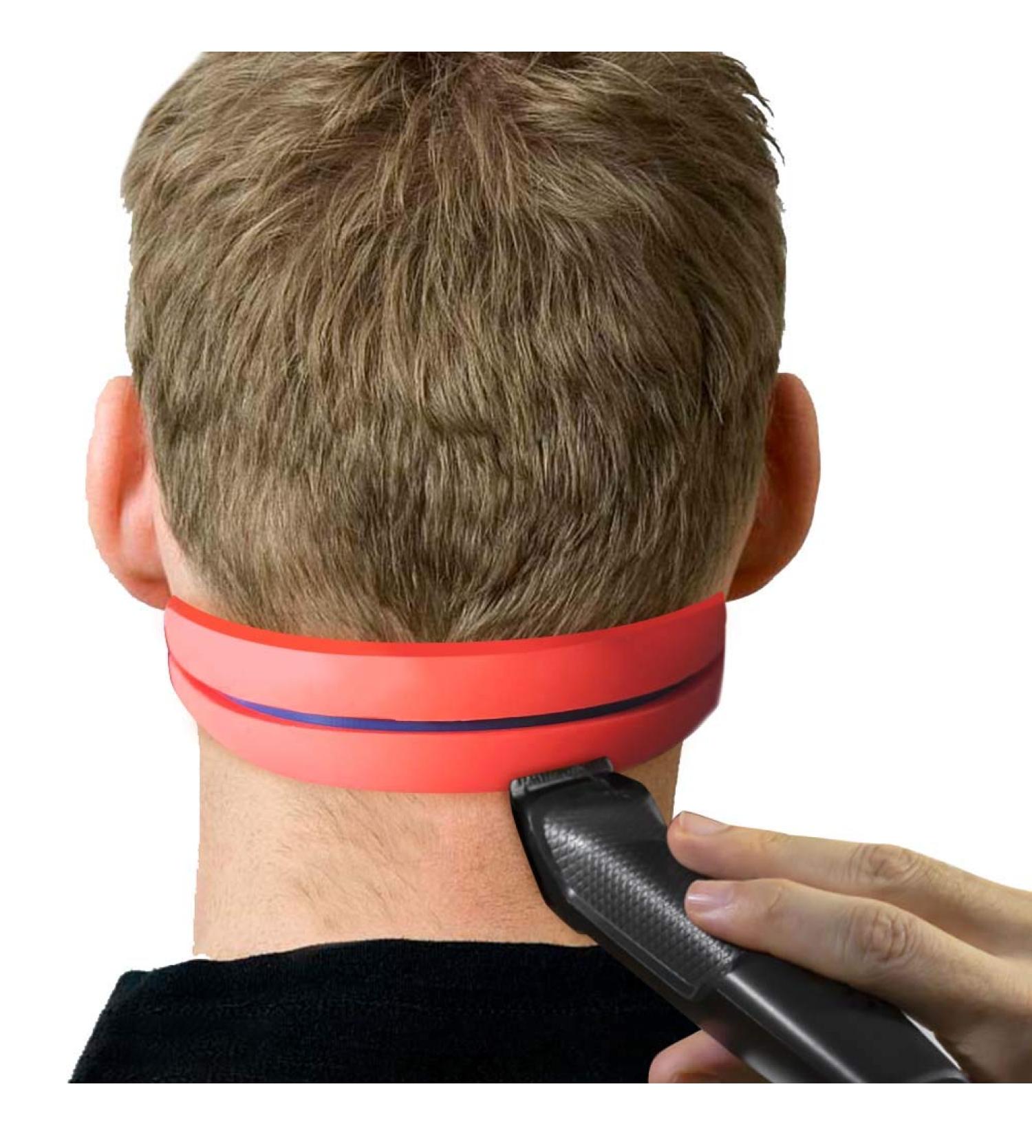 Neckline Shaving Template & Hair Trimming Tool | Precision Barber Accessory for Straight Lines - Buy Online on GoSupps.com