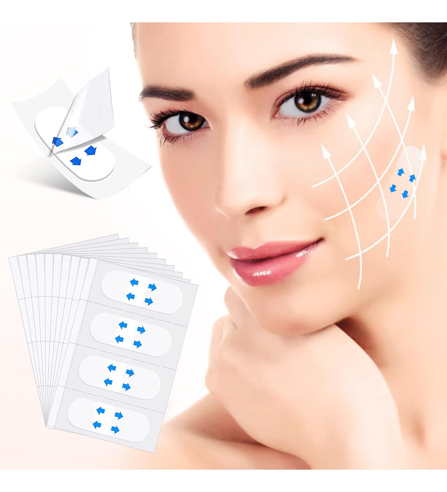 Face Lift Tape - 40 PCS Invisible Facial Lifting Tape for Wrinkles, Double Chin & Sagging Skin - Buy Online on GoSupps.com
