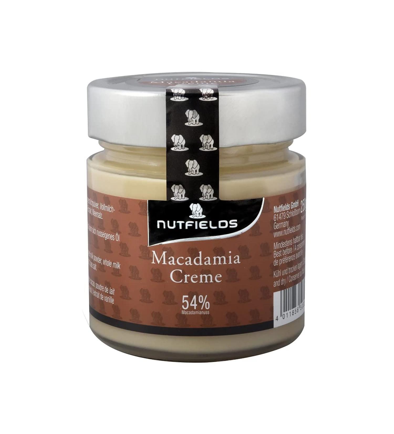 Nutfields Macadamia Cream - 54% Macadamia 250g | Premium Nut Spread for International Shipping - Buy Online on GoSupps.com