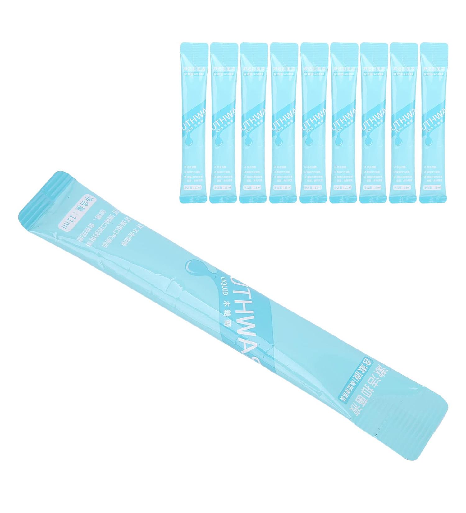 10 Pack Travel Mouthwash | Fresh Breath & Dental Care | Portable Oral Care Solution - Buy Online on GoSupps.com