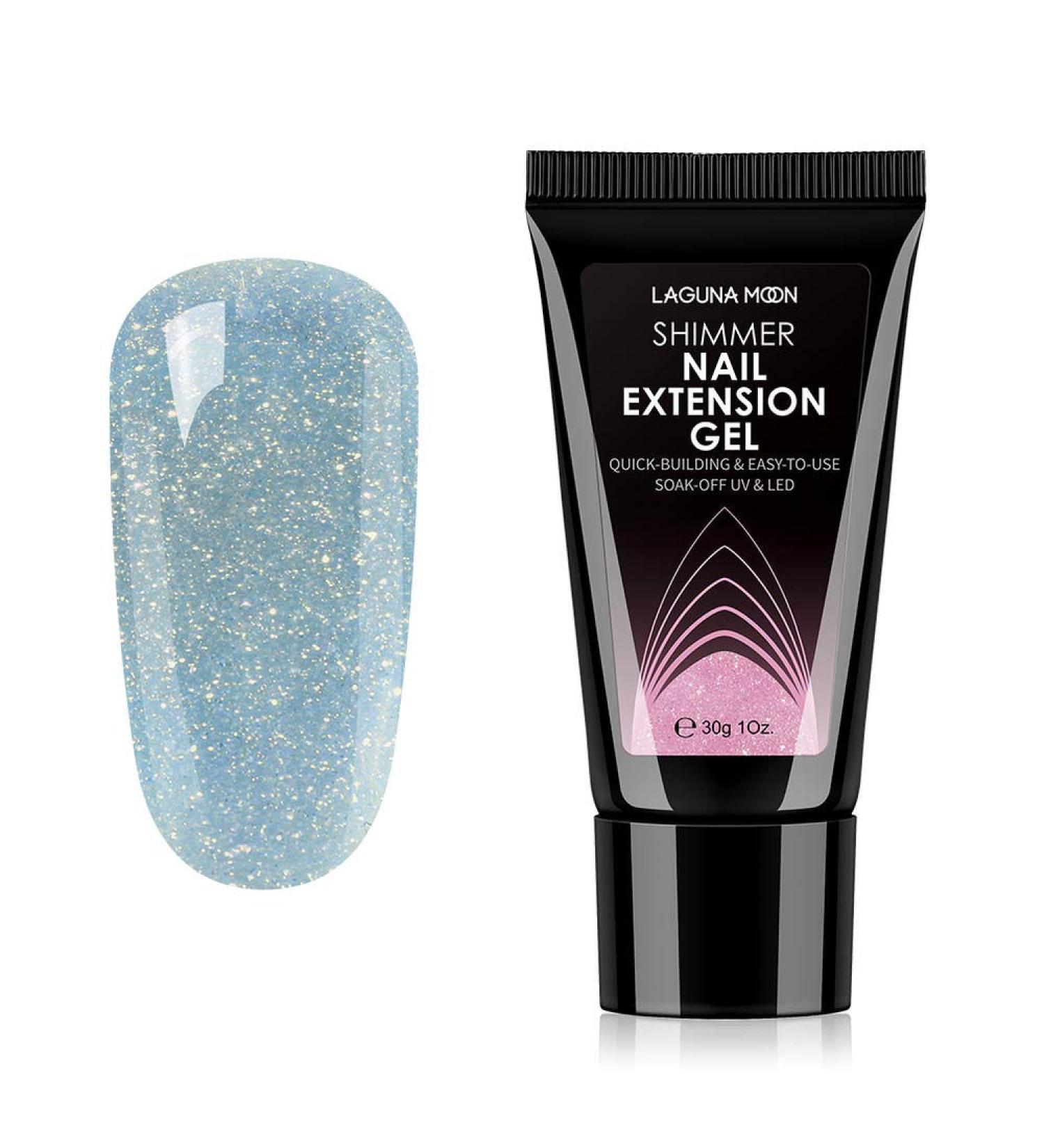 Lagunamoon Glossy Shimmer Poly Gel UV LED Soak Off Varnish Lacquer Manicure Pedicure Beauty Salon Nail Arts 30G SFYC012