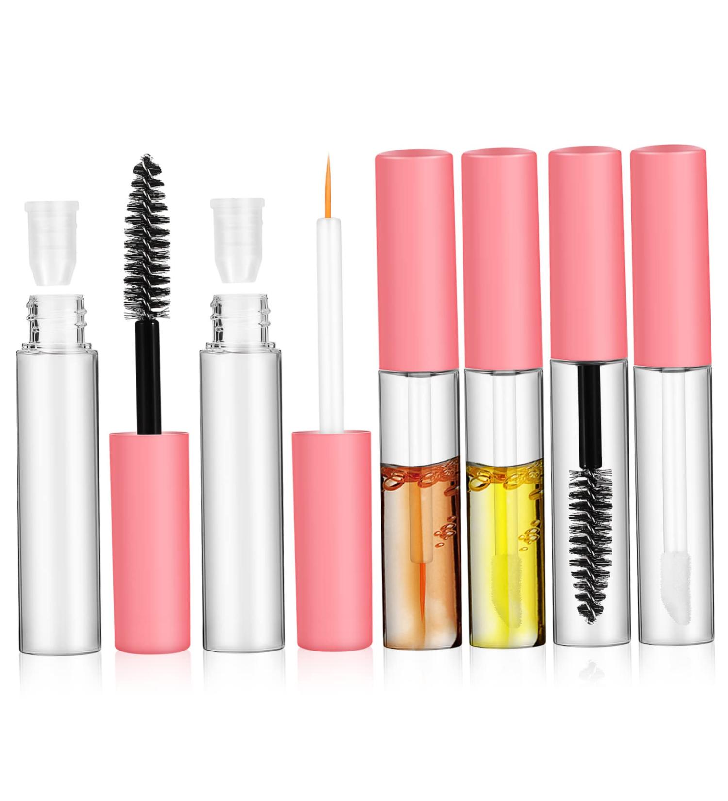 PLAFOPE 6 Pcs Empty Bottle Lip Gloss Tubes Suero De Pesta as Crecimiento Empty Eyeliner Bottle Cosmetic - Buy Online on GoSupps.com