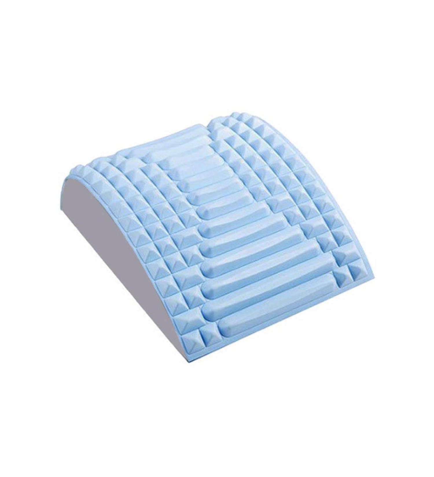 Monnadu naked massager spinal contempt correction pillow lumbar vertebral sowing shoulder tensioner cervical neck pillow to relieve neck pain lower back blue