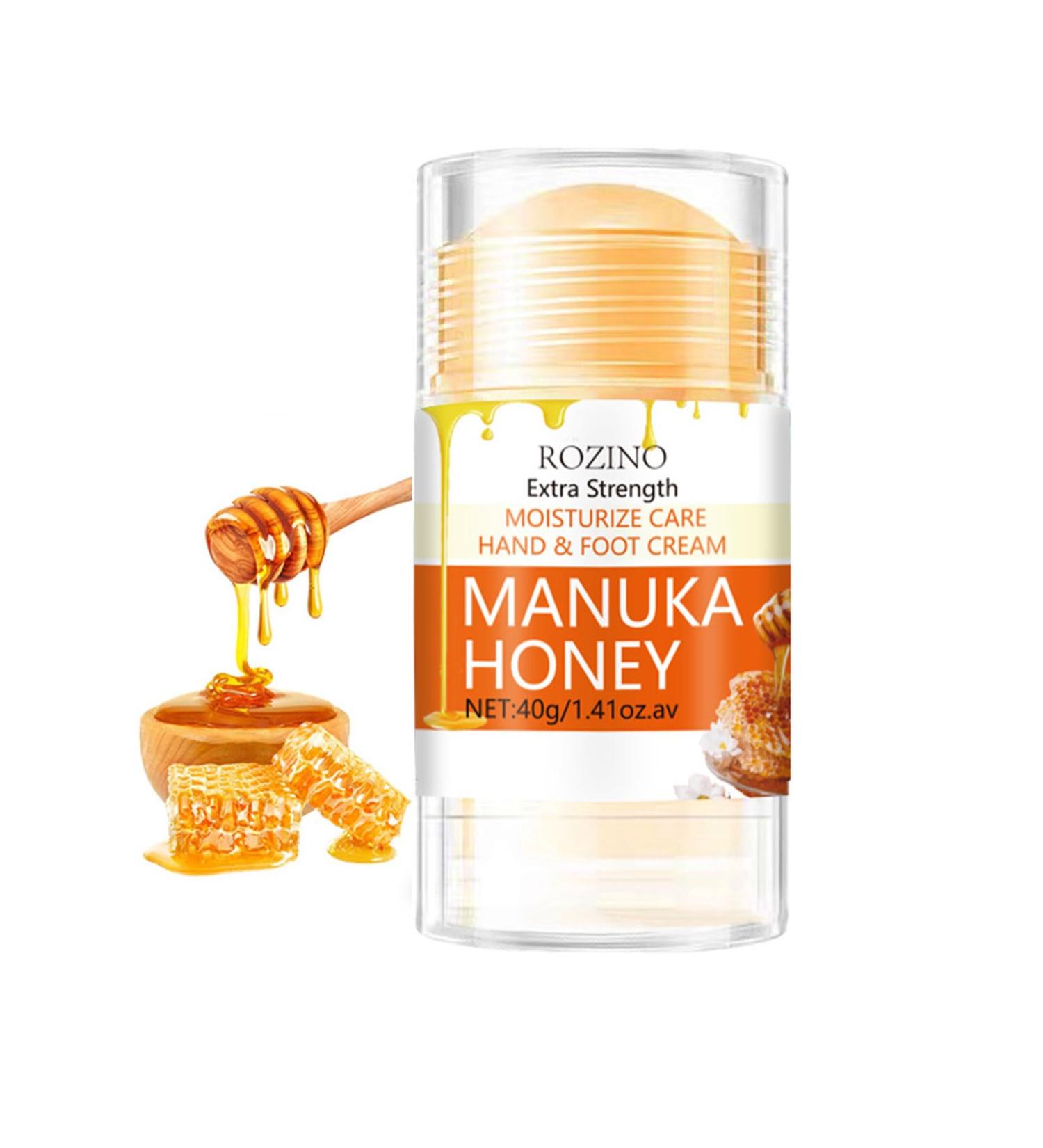 Manuka Honey Cream Stick for Heels and Elbows Repair Balm for Cracked Heels and Feet Moisturizing and Exfoliating Care for Dry Cracked Heels Rough Skin Softening - Buy Online on GoSupps.com