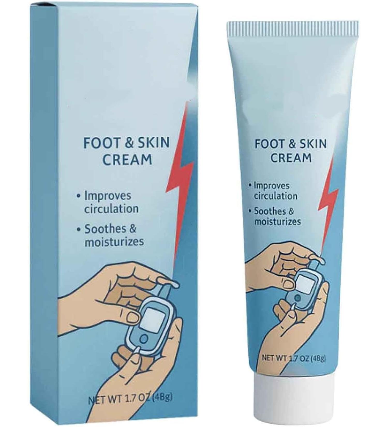 Hiccup Foot protection cream foot and skin cream soothes and moisturizes skin care cream for foot care relieves dryness natural ingredients - Buy Online on GoSupps.com