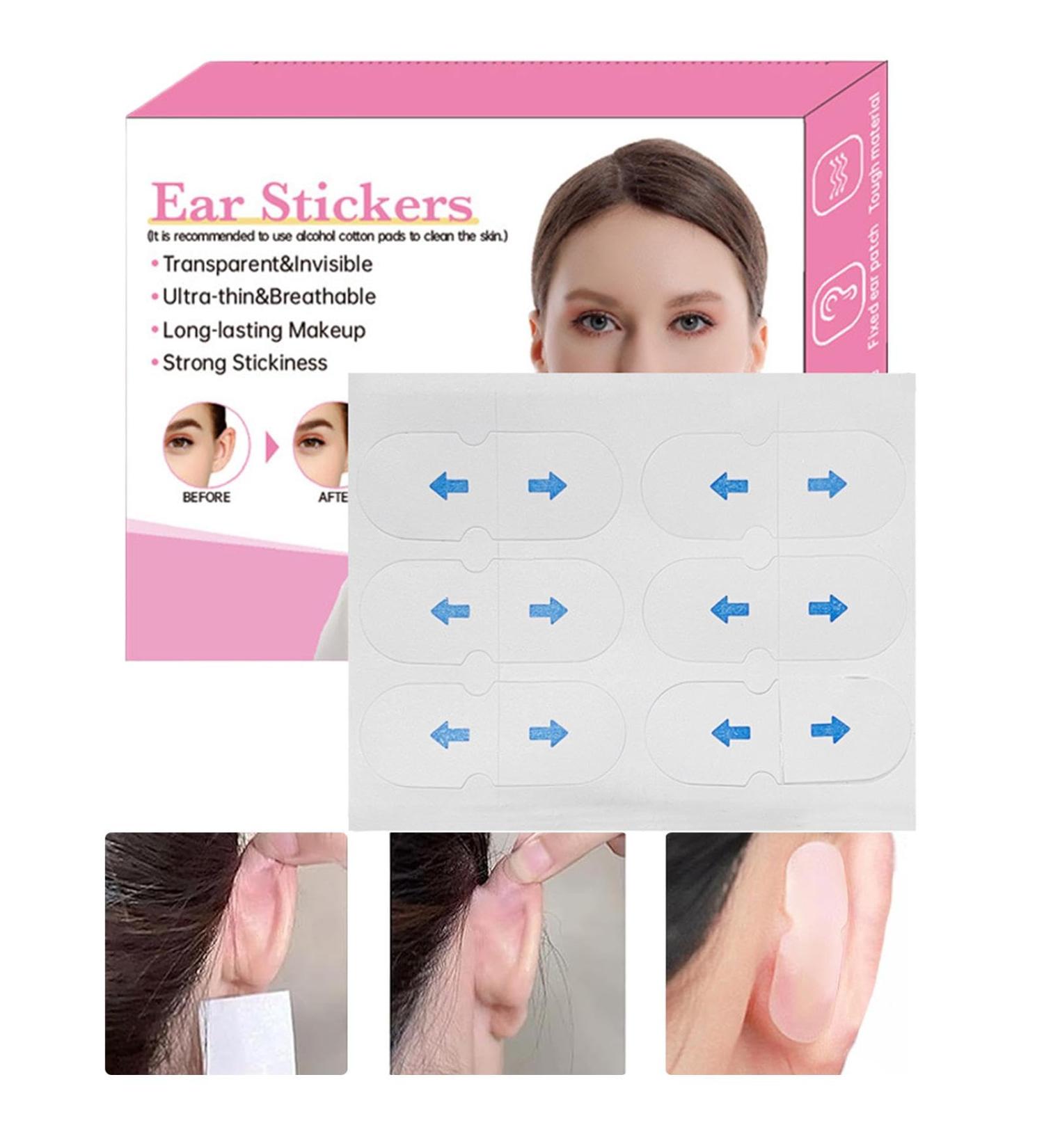 Waterproof Ear Stickers | Makeup Ear Lift Tapes | Ear Corrector Ear Tape Ear Stickers Pinning Back Ears Cosmetic Aesthetic Correctors for Ears 30 Pairs 1 count (Pack of 1) - Buy Online on GoSupps.com