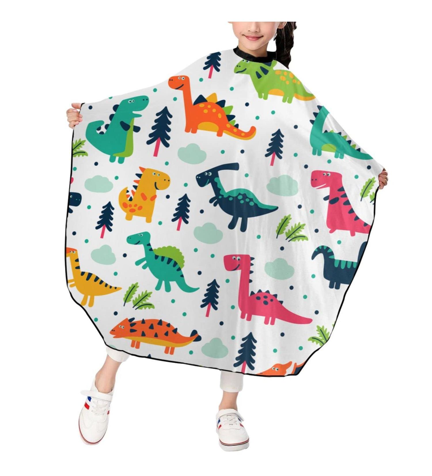 Kids Barber Cape 39x47 inches - Professional Salon Haircutting Cover for Child, Styling Apron with Adjustable Closure - Scent17 - Buy Online on GoSupps.com