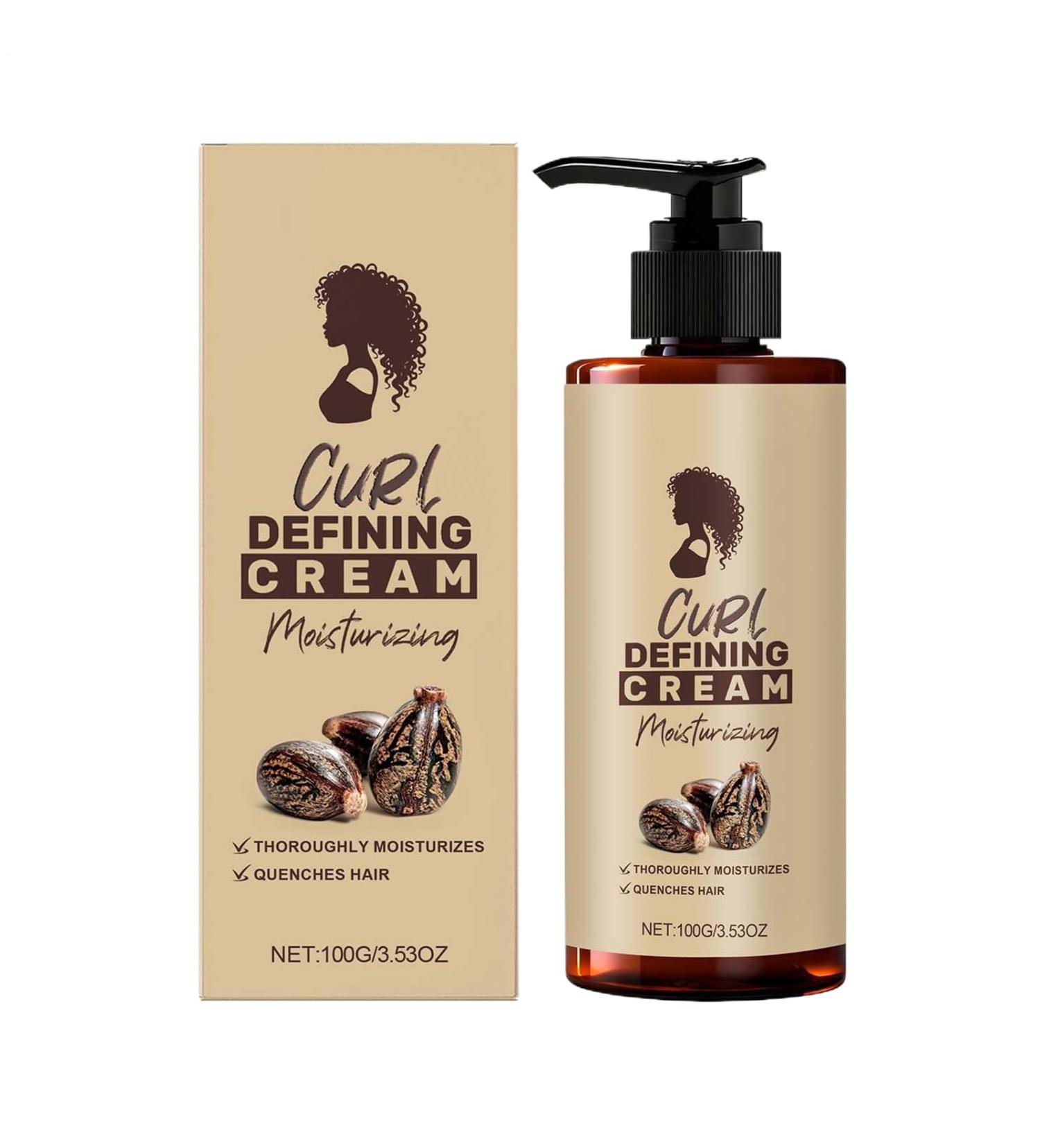 YNPQTDS Defining Cream for Curls 100 ml Anti-Frizz Lotion Defining Curly Hair | Enhancing Durability Lotion for Frizz Waves Dryness Women Girls | Women Men - Buy Online on GoSupps.com
