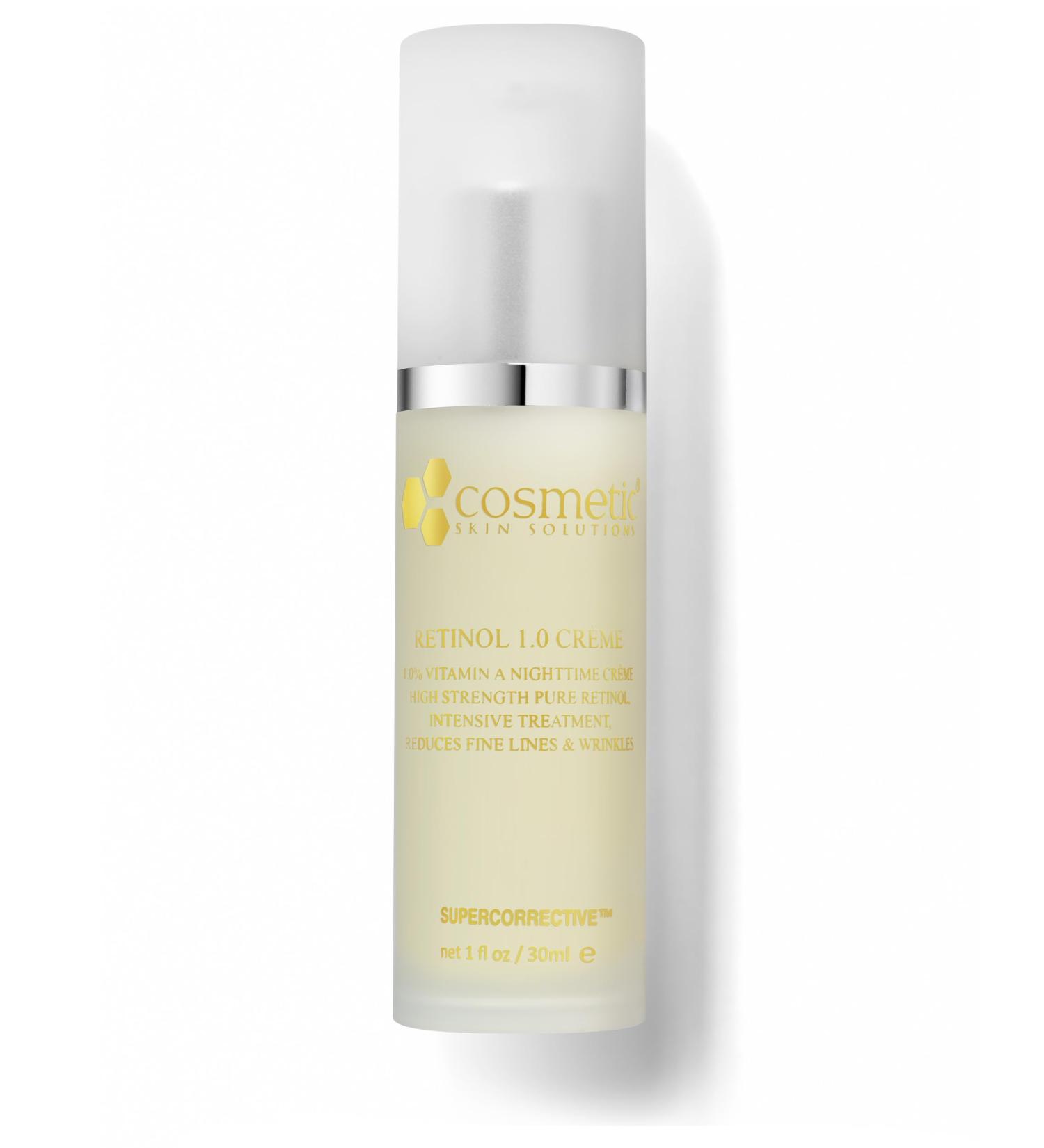 Retinol 1.0 Cr me for Face and Neck Anti Aging Retinol Moisturizer for Wrinkles and Fine Lines Hydrating Night Cream with Vitamin A E B5 Hyaluronic Acid & Ceramides 1 fl oz - Buy Online on GoSupps.com