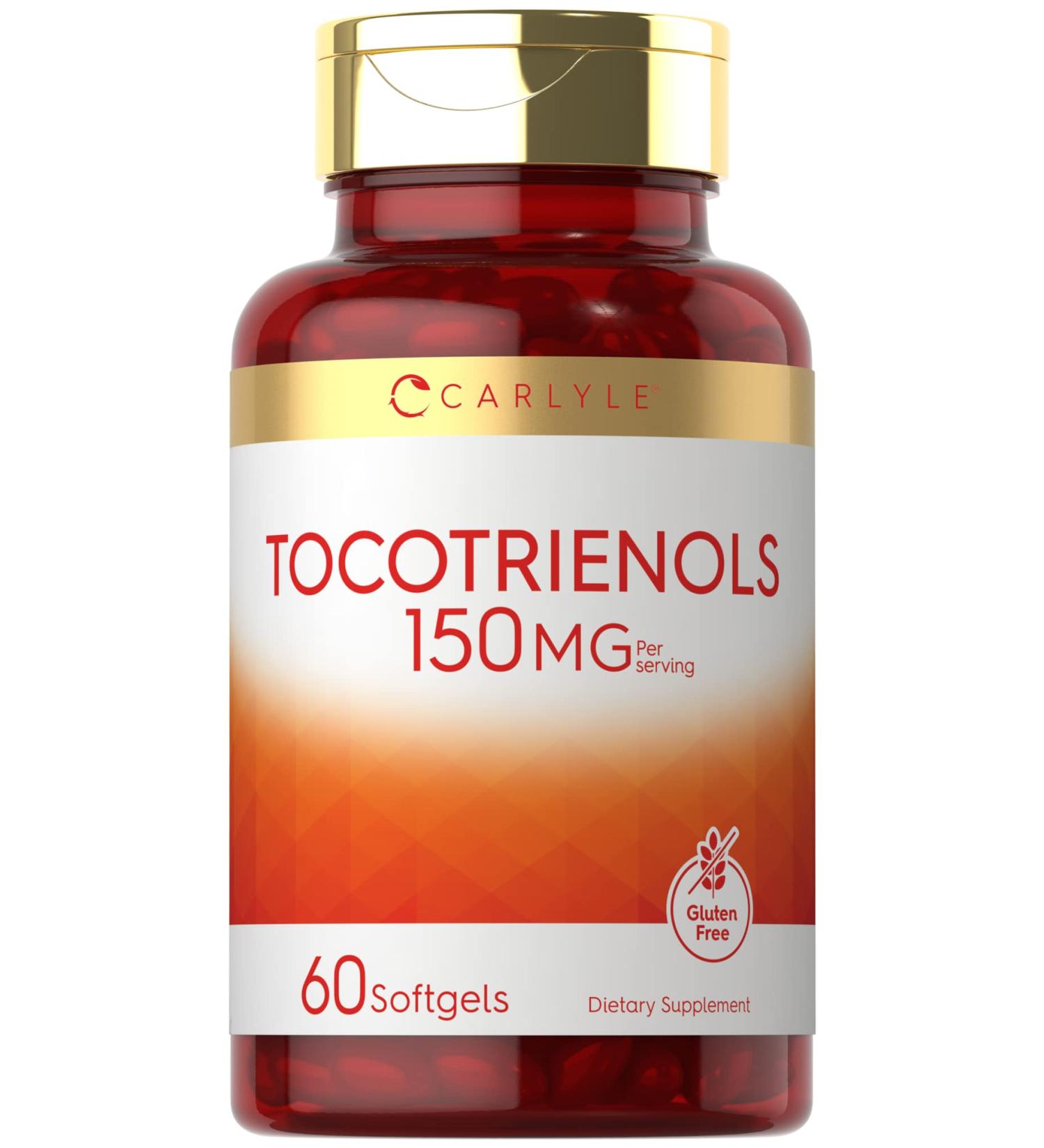 Carlyle Tocotrienols 150mg Supplement - 60 Softgels | Non-GMO & Gluten Free - Buy Online on GoSupps.com
