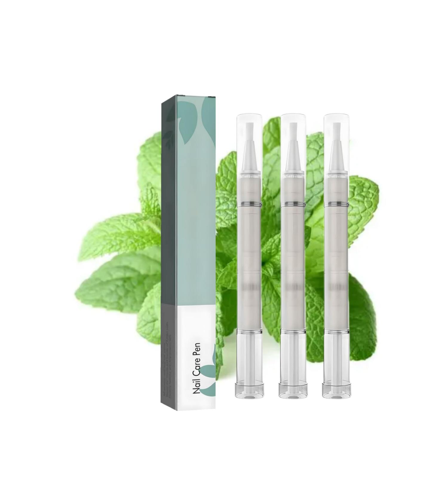 Nail Strengthener Pen Cuticle Oil Pen for Nails Natural Nail Care for Weak Nails - Aloe Peppermint Tea Tree Oil Vitamin C Nail Nutrition Pen (3pc) - Buy Online on GoSupps.com