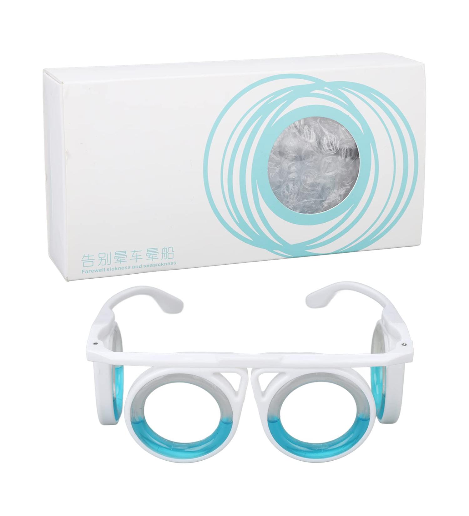 Motion Sickness Glasses - Lightweight, Portable, Lensless Liquid Circles - Prevent Seasickness - Ideal for Travel, Sports, Games - Buy Online on GoSupps.com