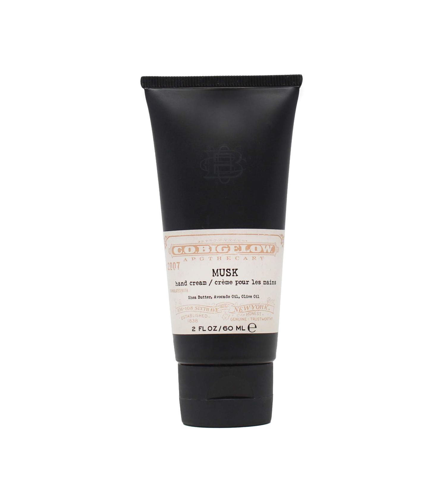 C.O. Bigelow Iconic Musk Hand Cream - Shea Butter Avocado & Olive Oil | 2 fl oz | Premium Moisturizer for Soft Hands - Buy Online on GoSupps.com