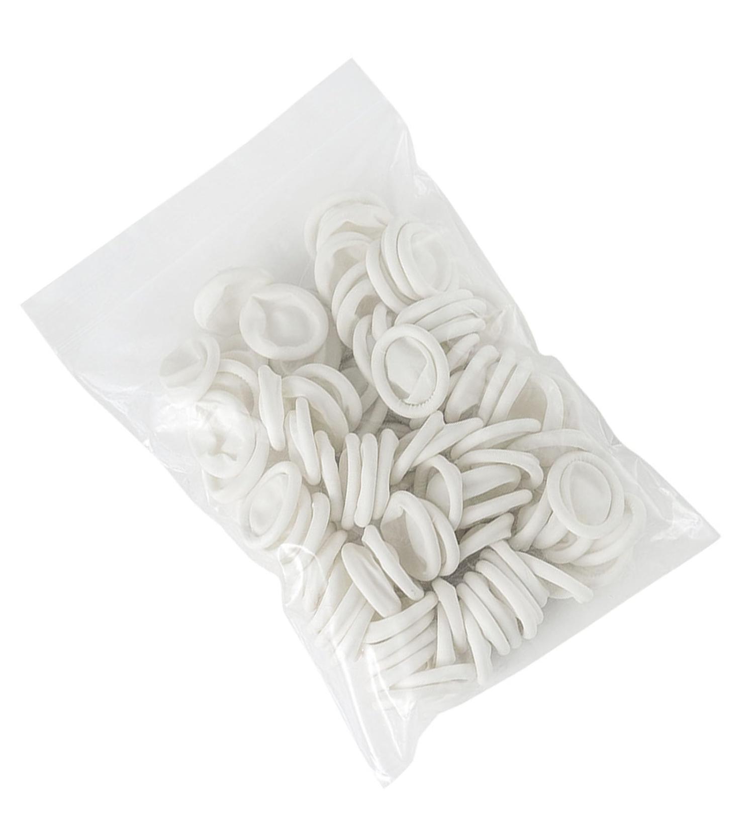 100 Pcs Disposable Finger Cots - Wear Resistant Rubber Covers for Electronics | Non-Slip & Thickened | Reduce Contamination - Buy Online on GoSupps.com