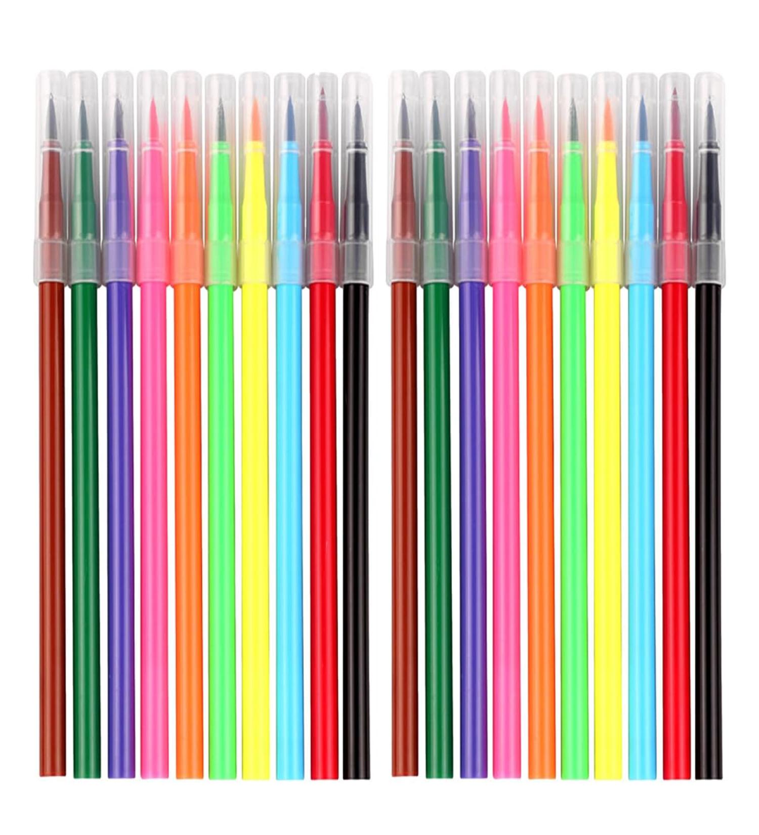 20 PCS Food Coloring Pens Edible Markers - Food Coloring Marker - Edible Food Pens Gourmet Writers For Cakes Cookies Fondant Frosting Easter Eggs Desserts Decor - Buy Online on GoSupps.com